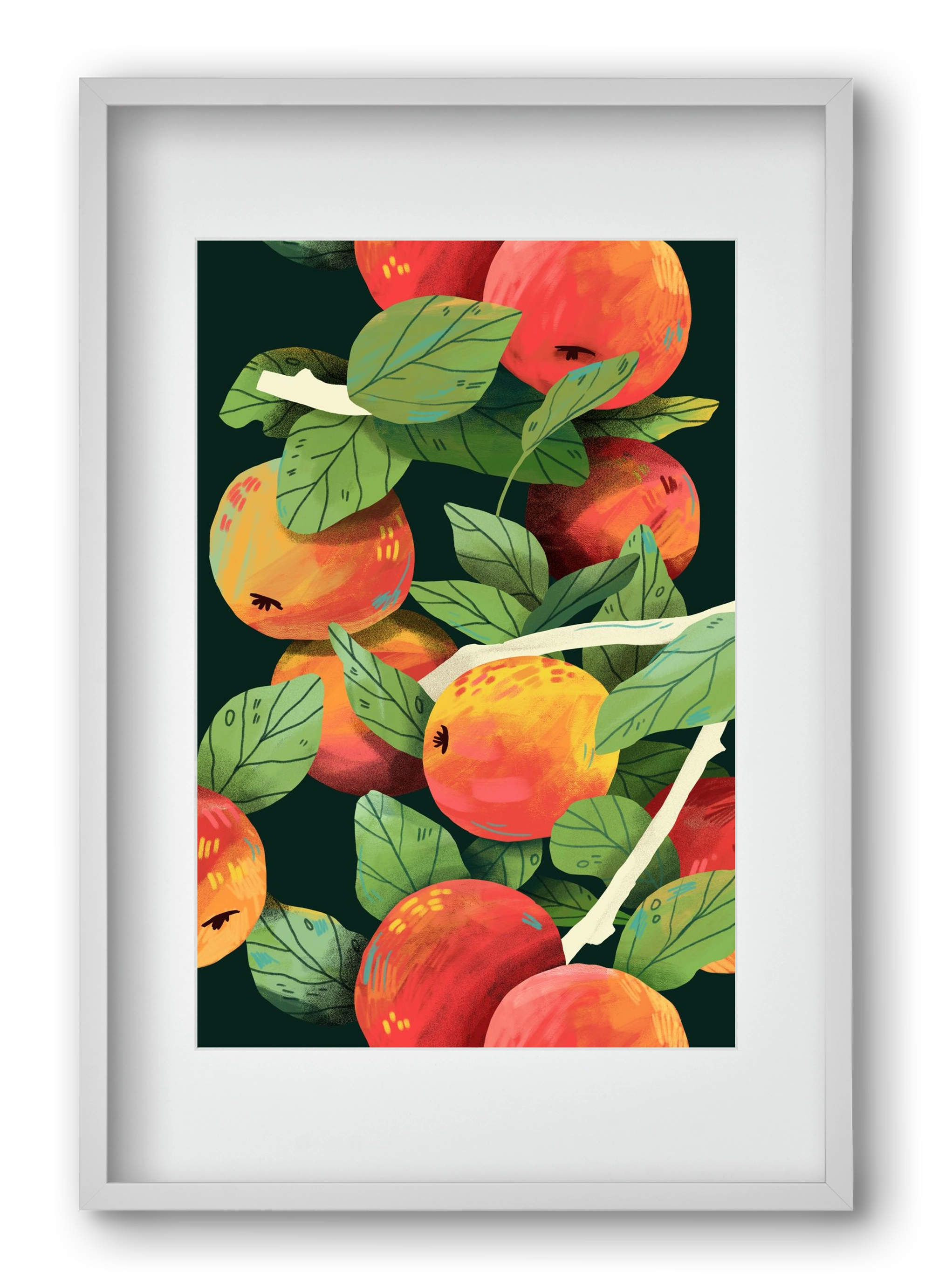 Almák, 40x60 cm (30x45 cm), Fehér keret, paszpartuval