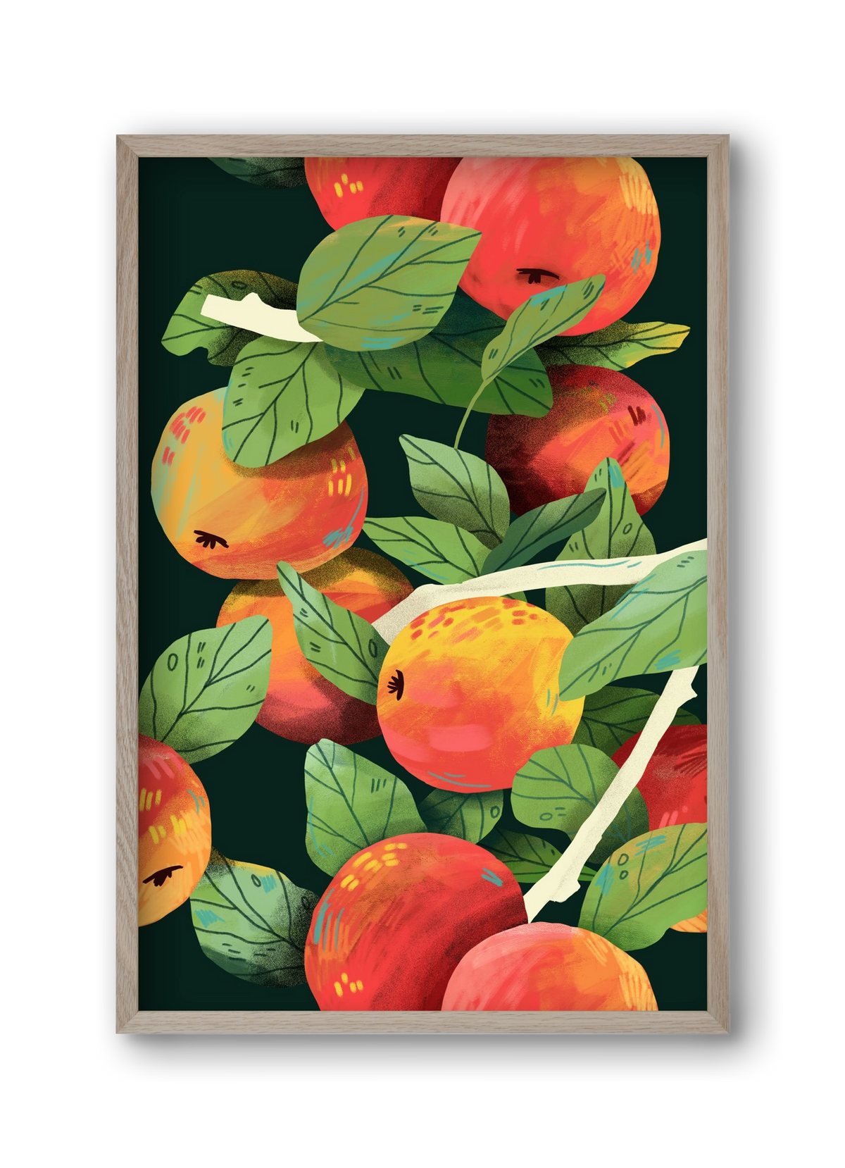 Almák, 30x45 cm (30x45 cm), Tölgy keret