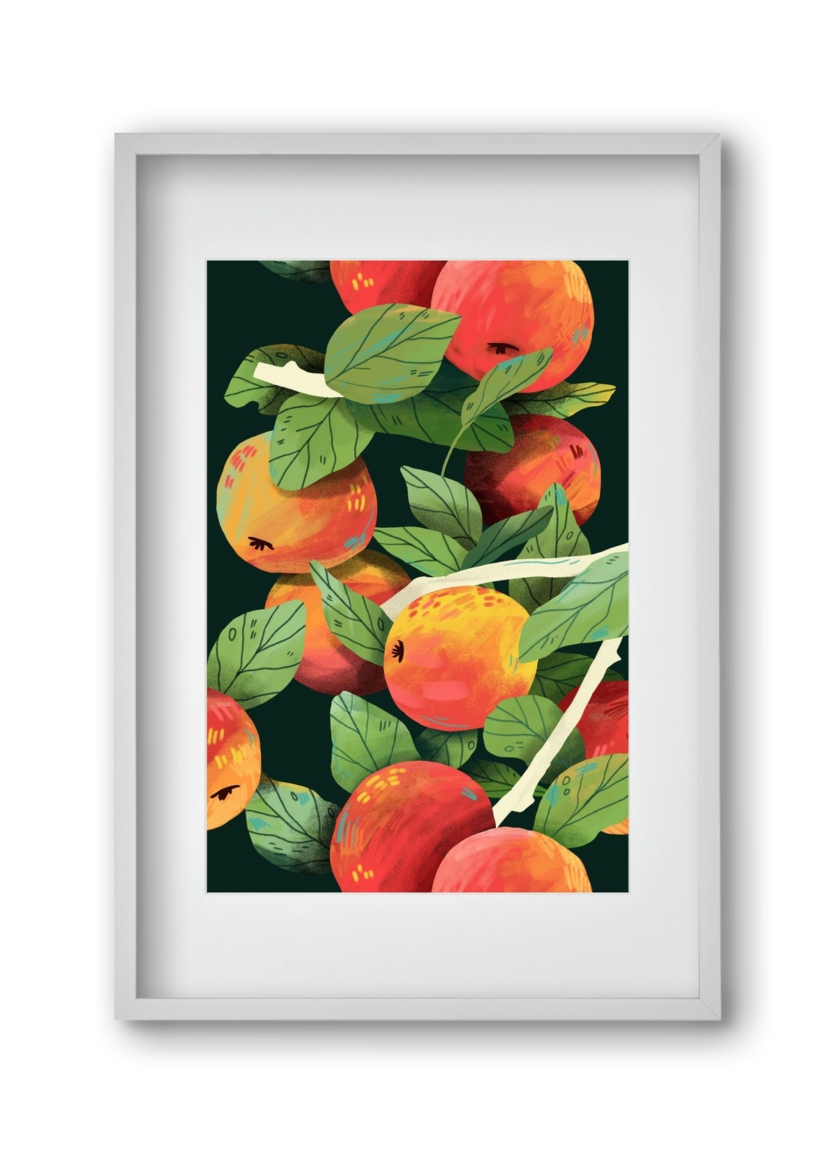 Almák, 30x45 cm (20x30 cm), Fehér keret, paszpartuval