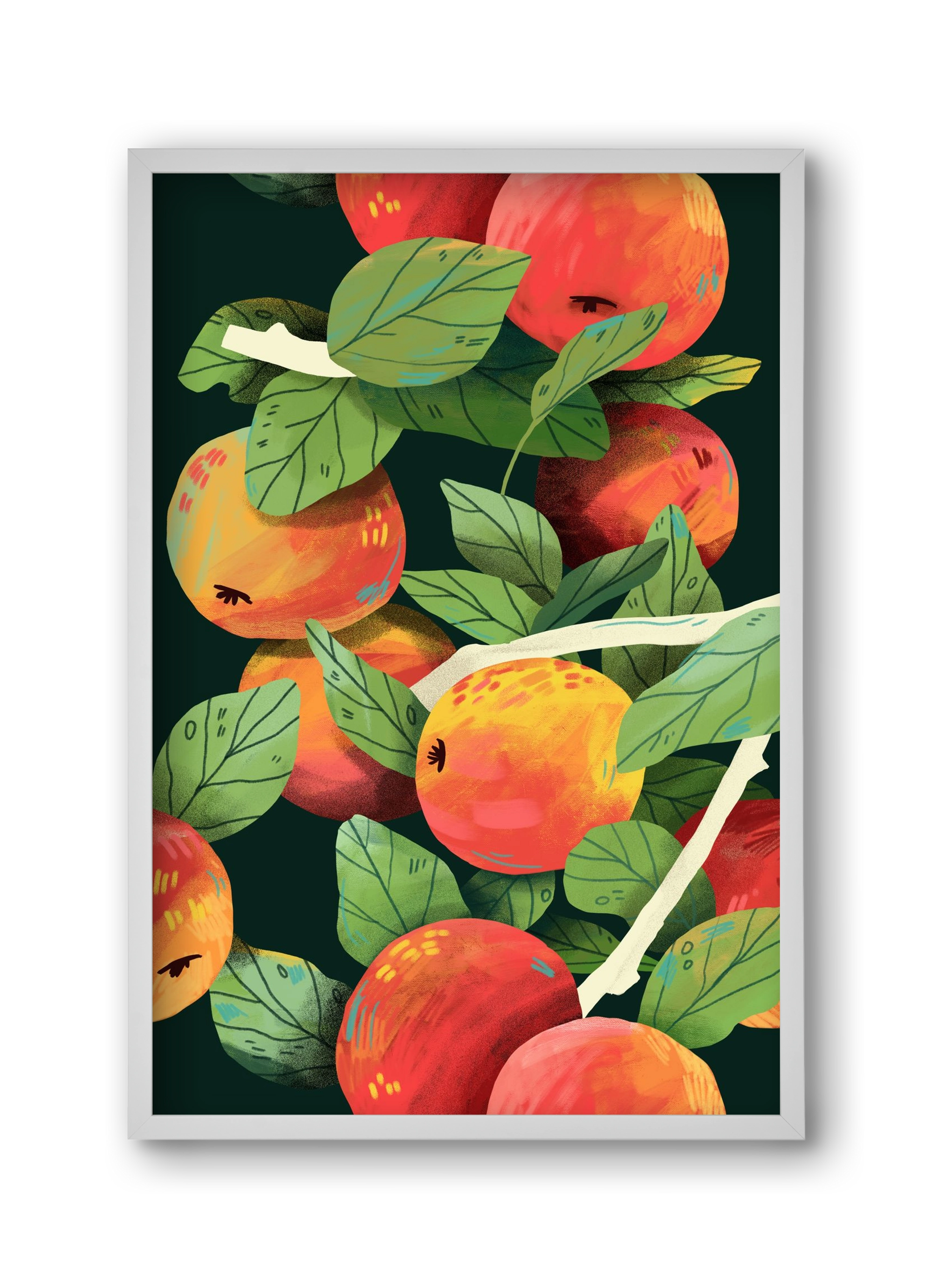 Almák, 30x45 cm (30x45 cm), Fehér keret