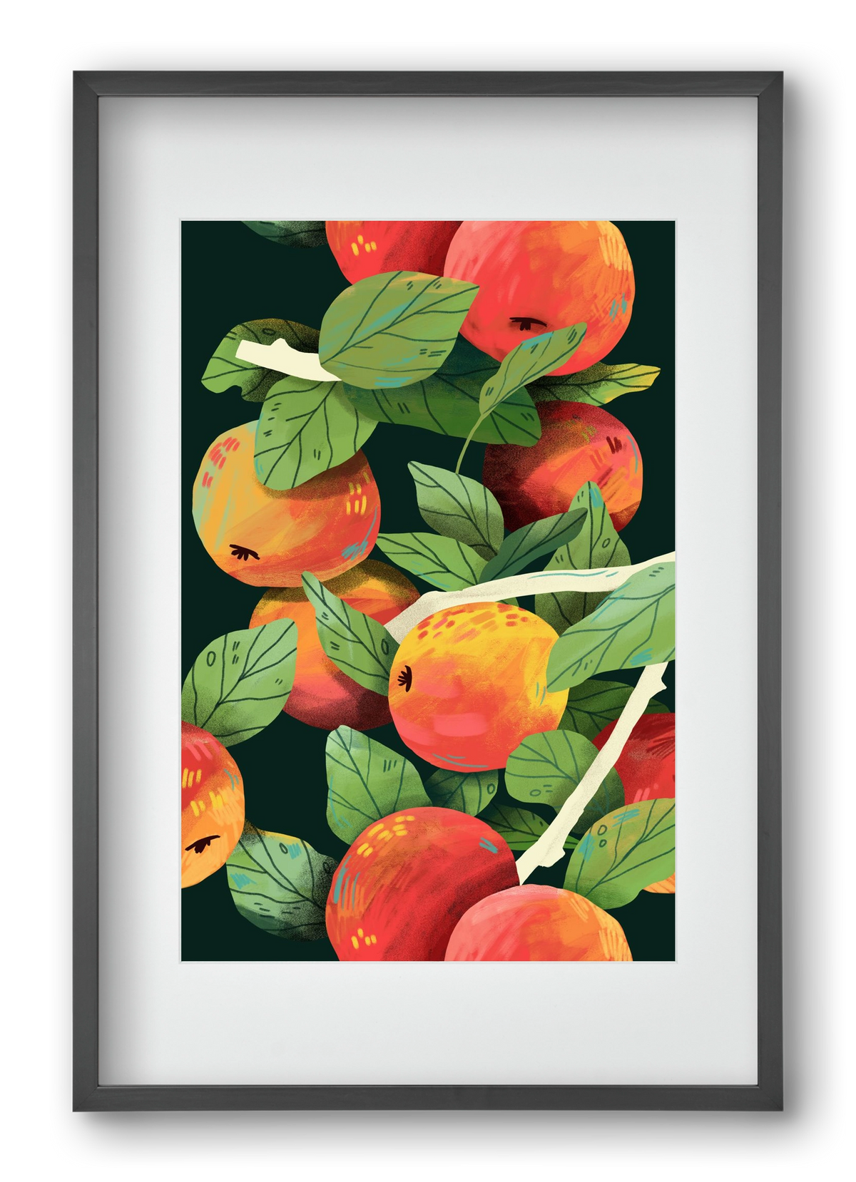 Almák, 40x60 cm (30x45 cm), Fekete keret, paszpartuval