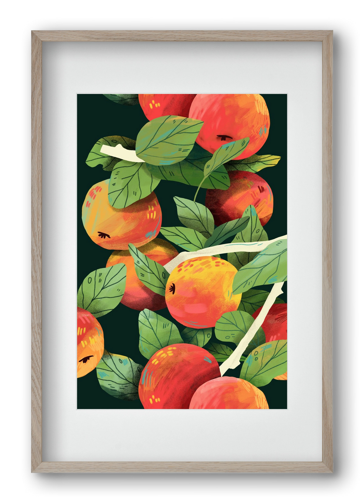 Almák, 40x60 cm (30x45 cm), Tölgy keret, paszpartuval