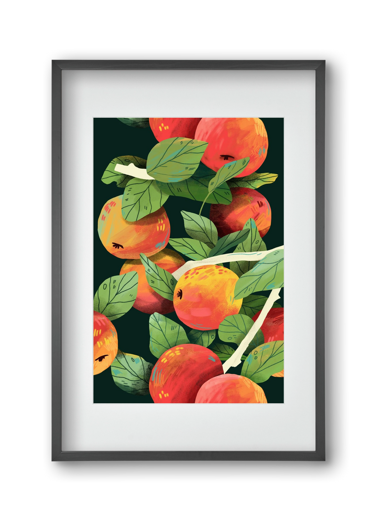 Almák, 30x45 cm (20x30 cm), Fekete keret, paszpartuval