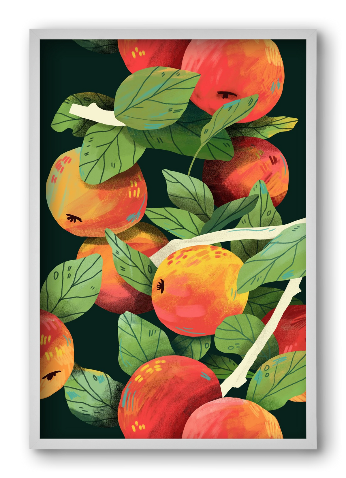 Almák, 40x60 cm (40x60 cm), Fehér keret