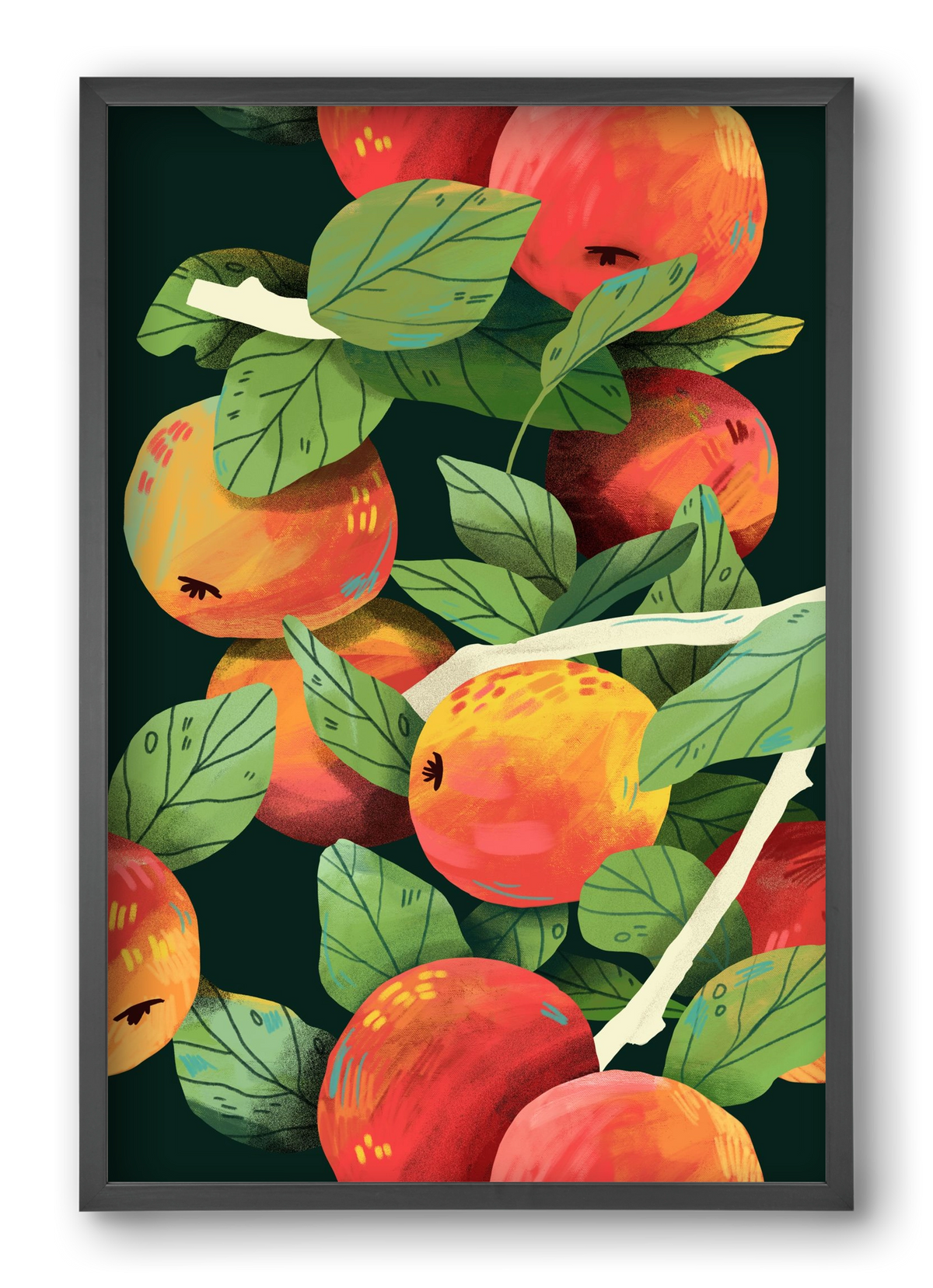 Almák, 40x60 cm (40x60 cm), Fekete keret