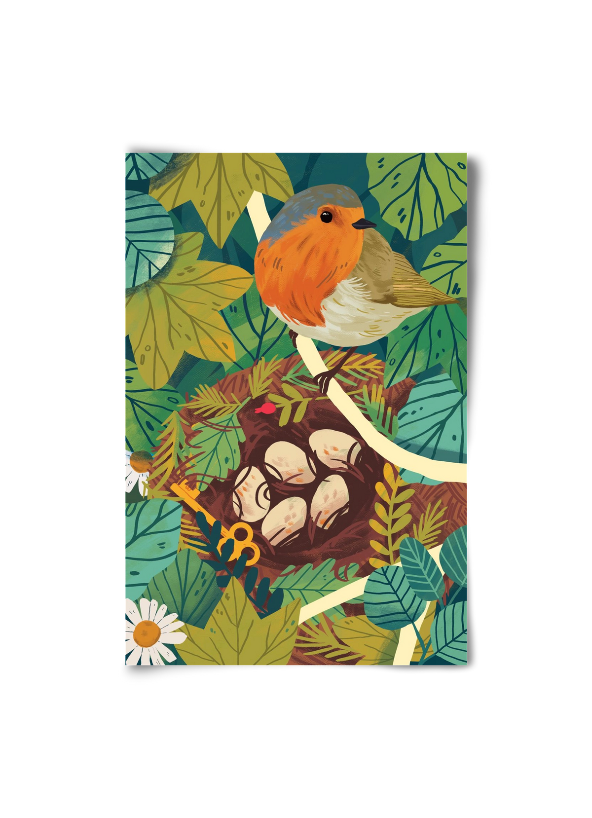 Fészek, 20x30 cm, Keret nélkül