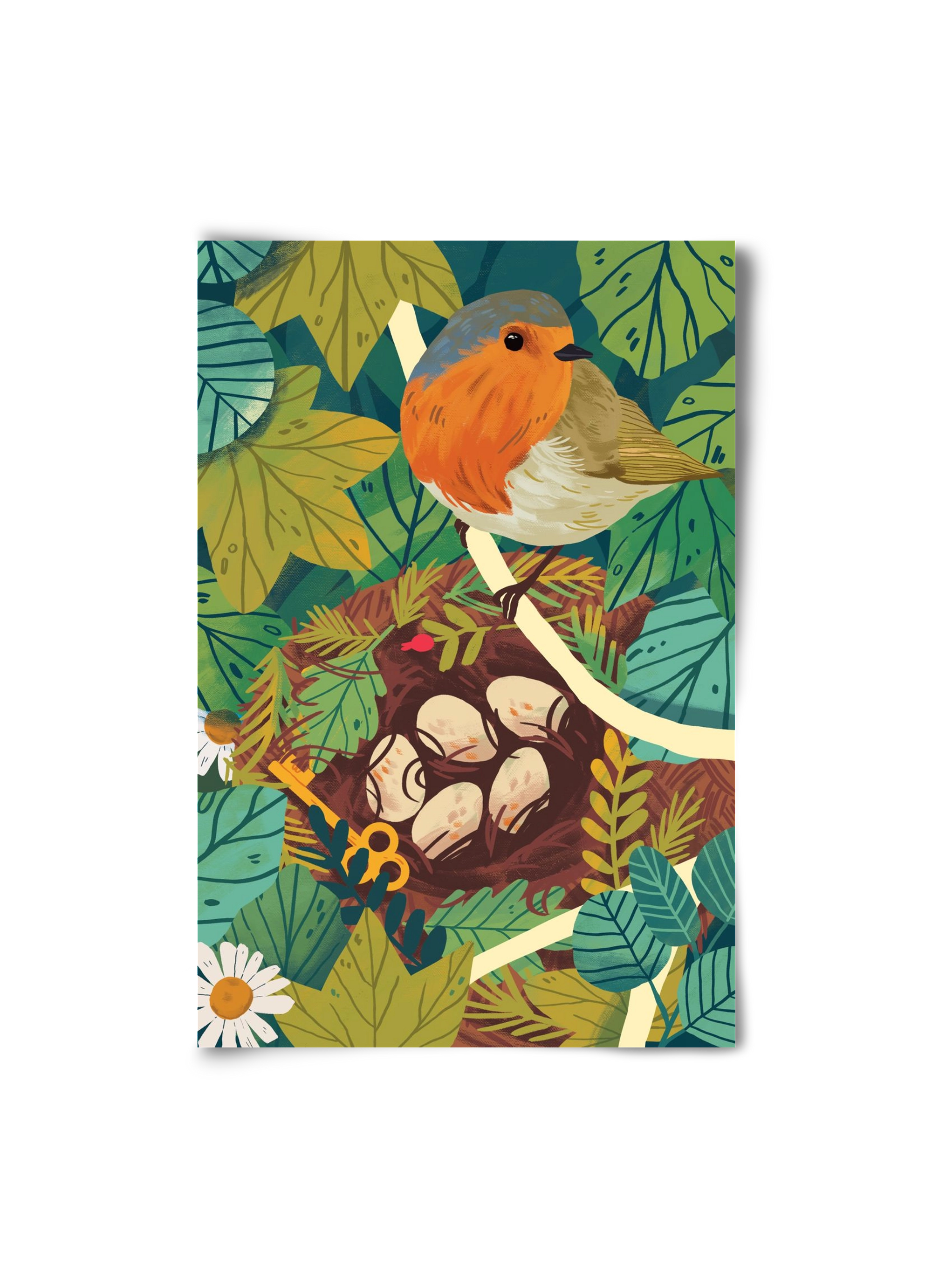 Fészek, 20x30 cm, Keret nélkül