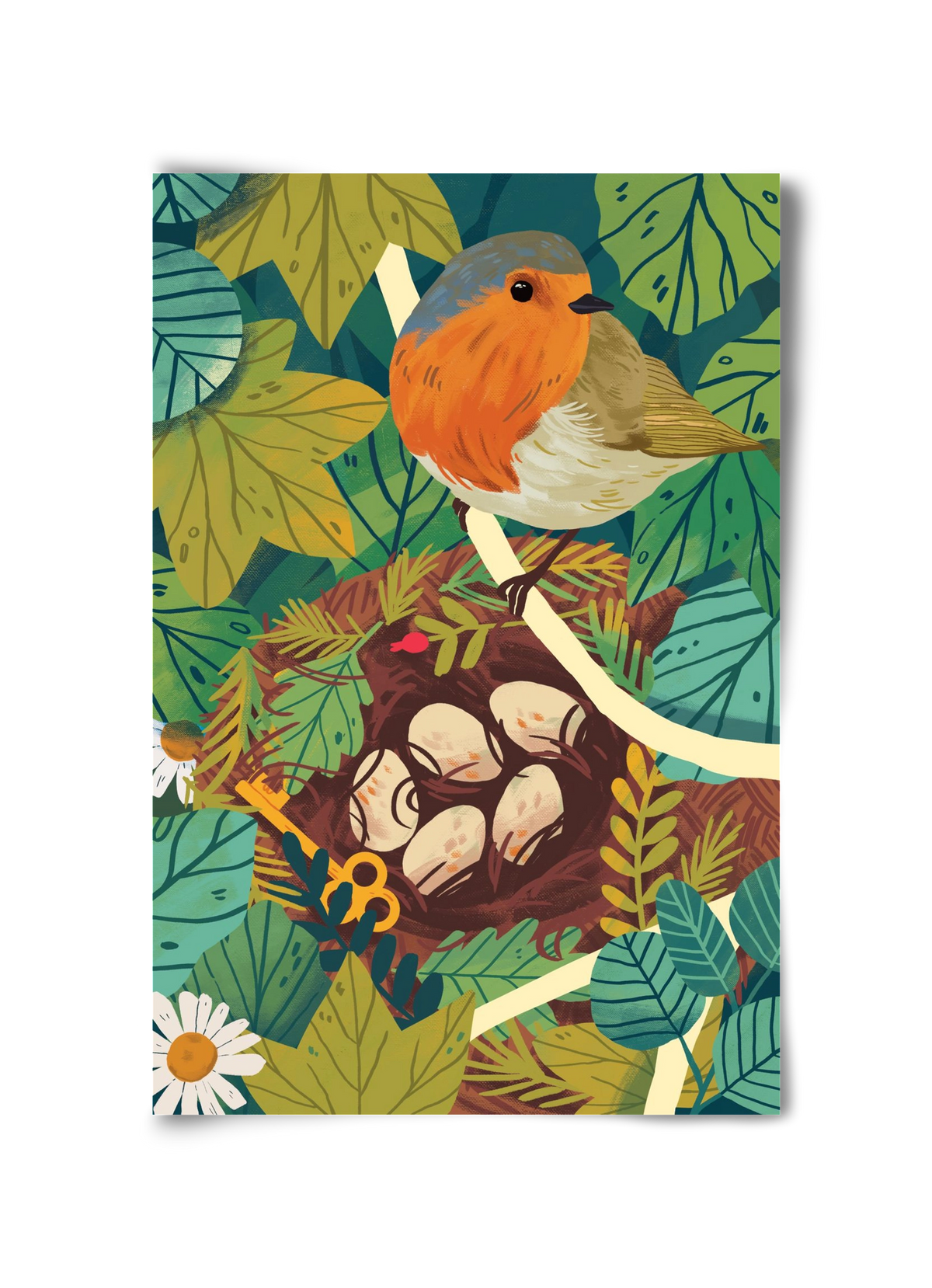 Fészek, 30x45 cm, Keret nélkül