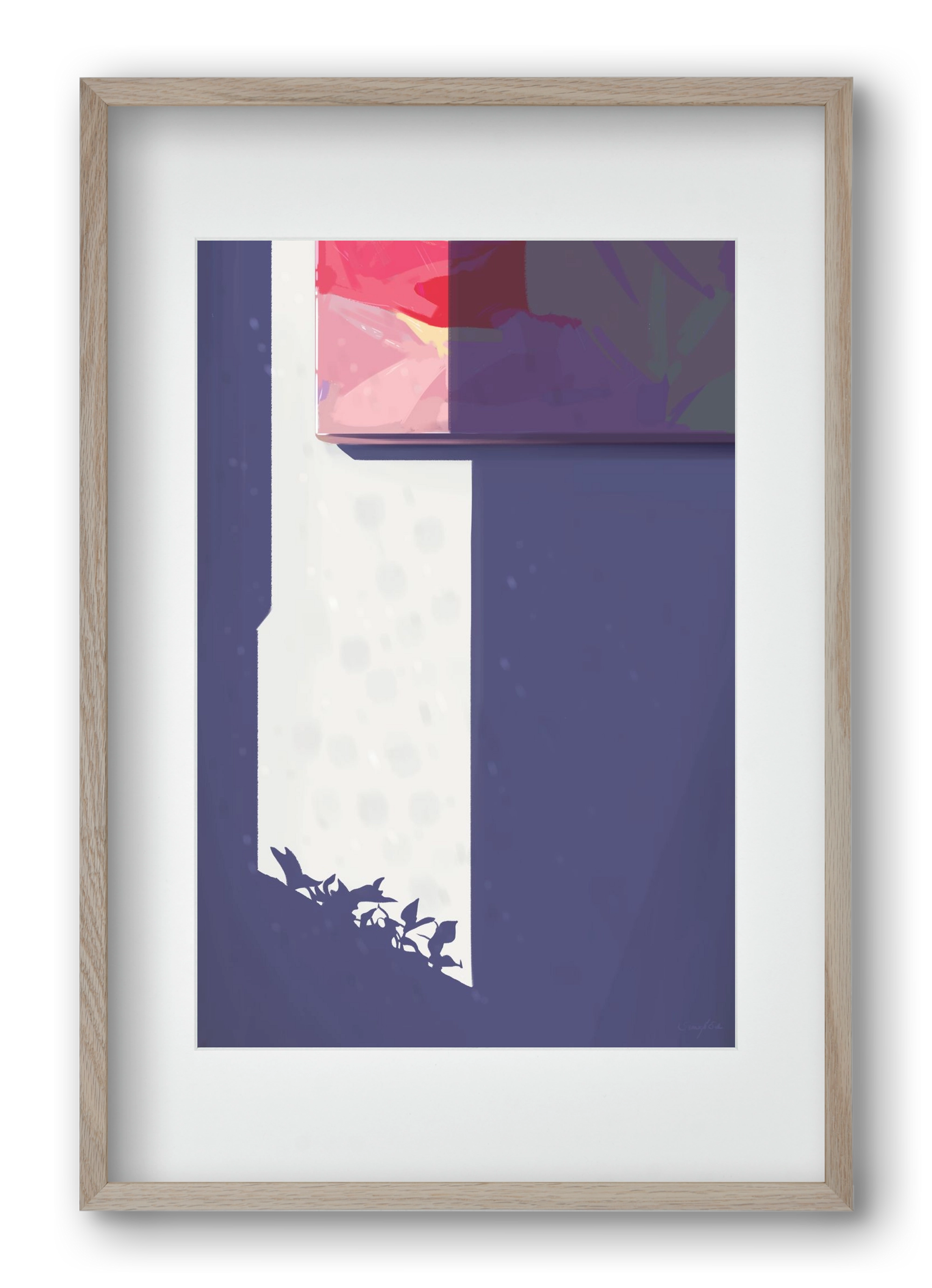 Palánták, 40x60 cm (30x45 cm), Tölgy keret, paszpartuval