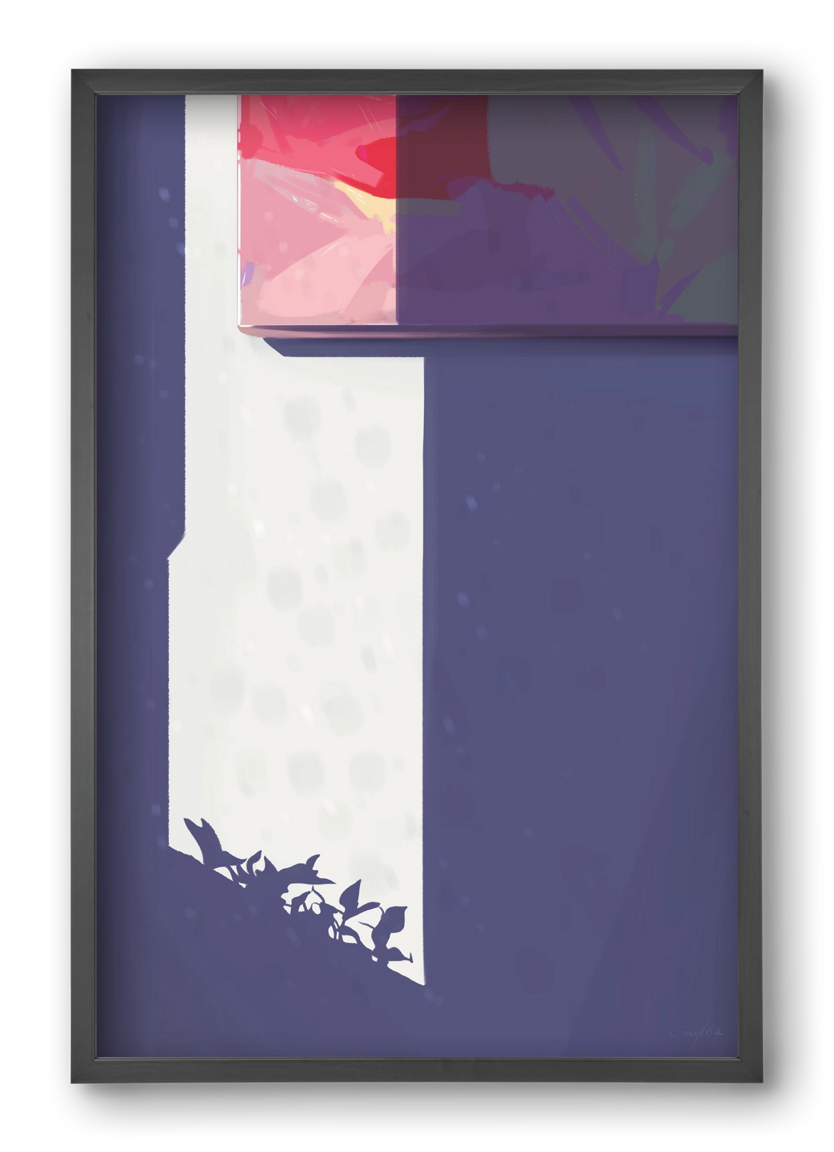 Palánták, 40x60 cm (40x60 cm), Fekete keret