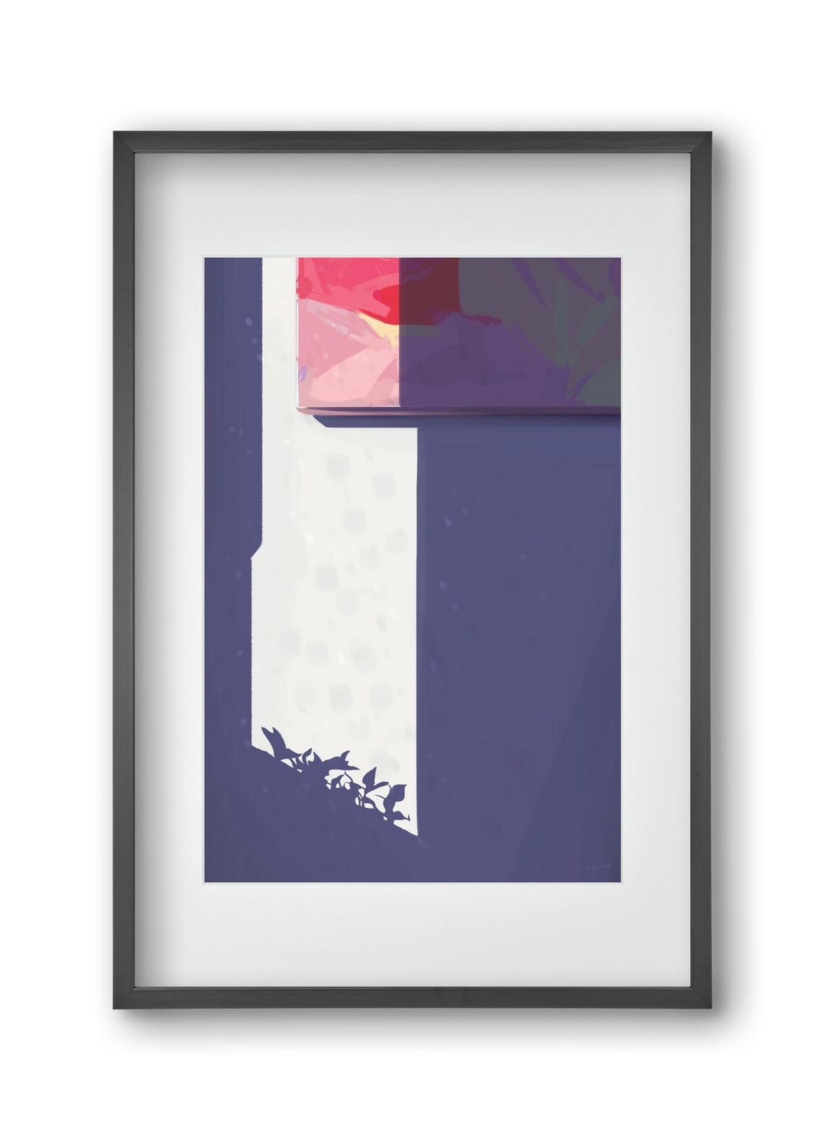 Palánták, 30x45 cm (20x30 cm), Fekete keret, paszpartuval