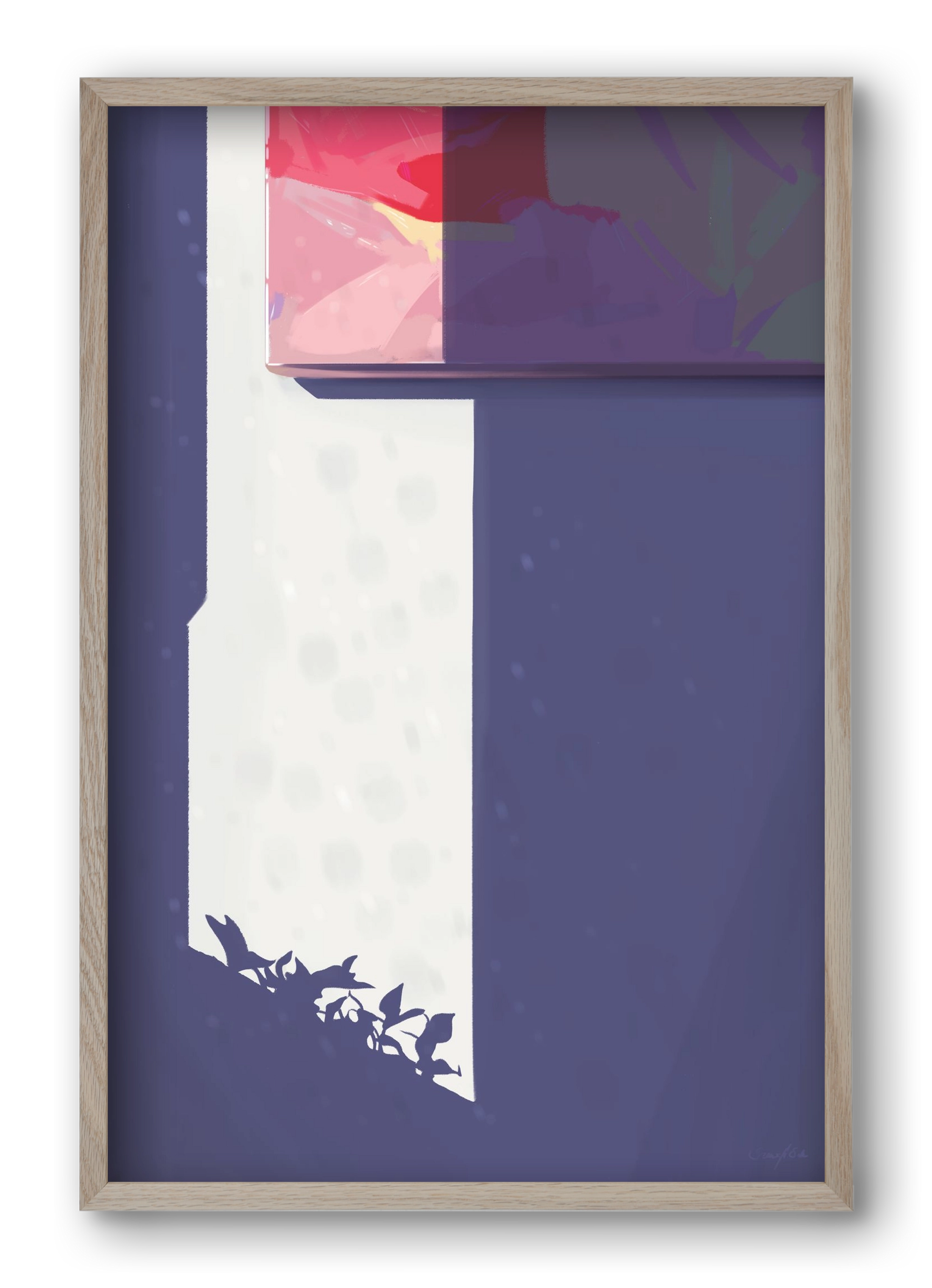 Palánták, 40x60 cm (40x60 cm), Tölgy keret