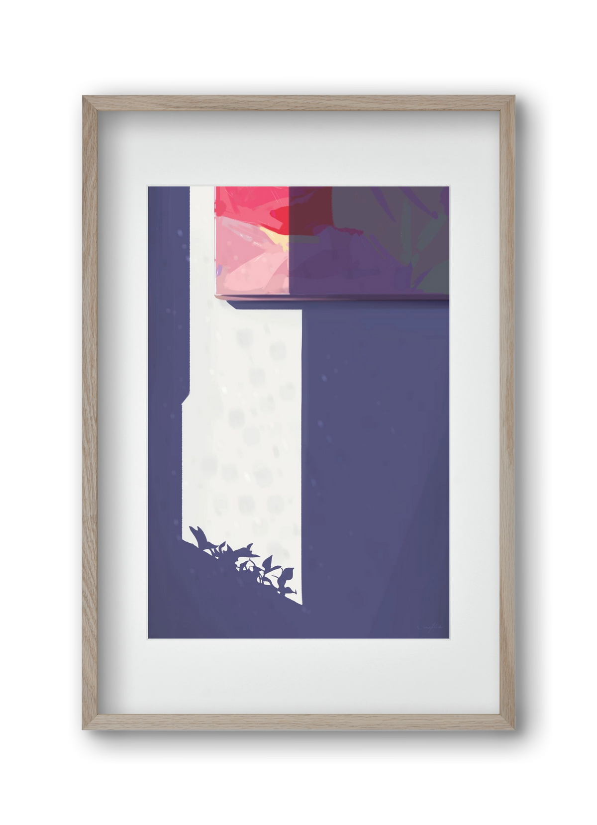 Palánták, 30x45 cm (20x30 cm), Tölgy keret, paszpartuval