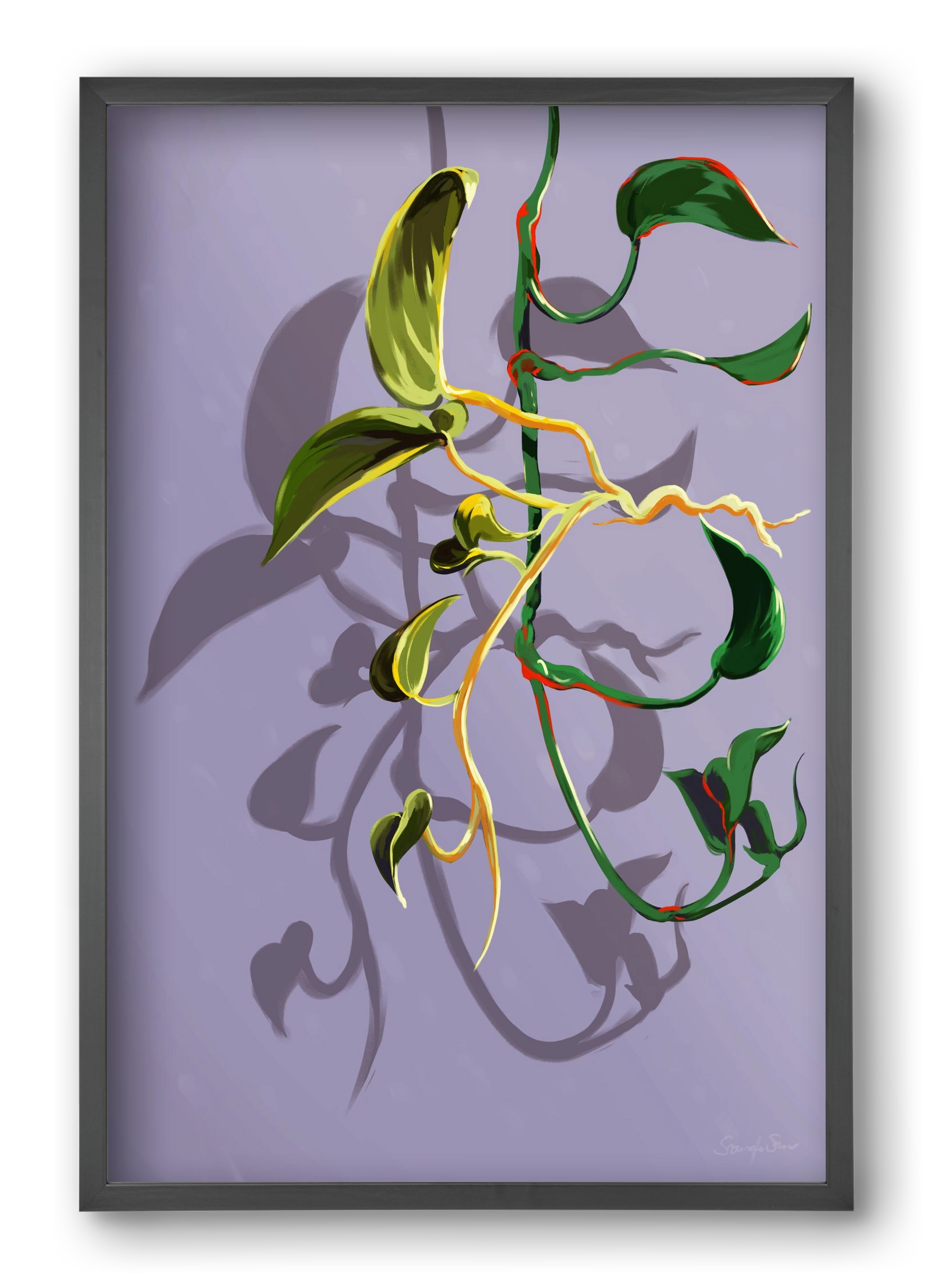 Útvonalak, 40x60 cm (40x60 cm), Fekete keret