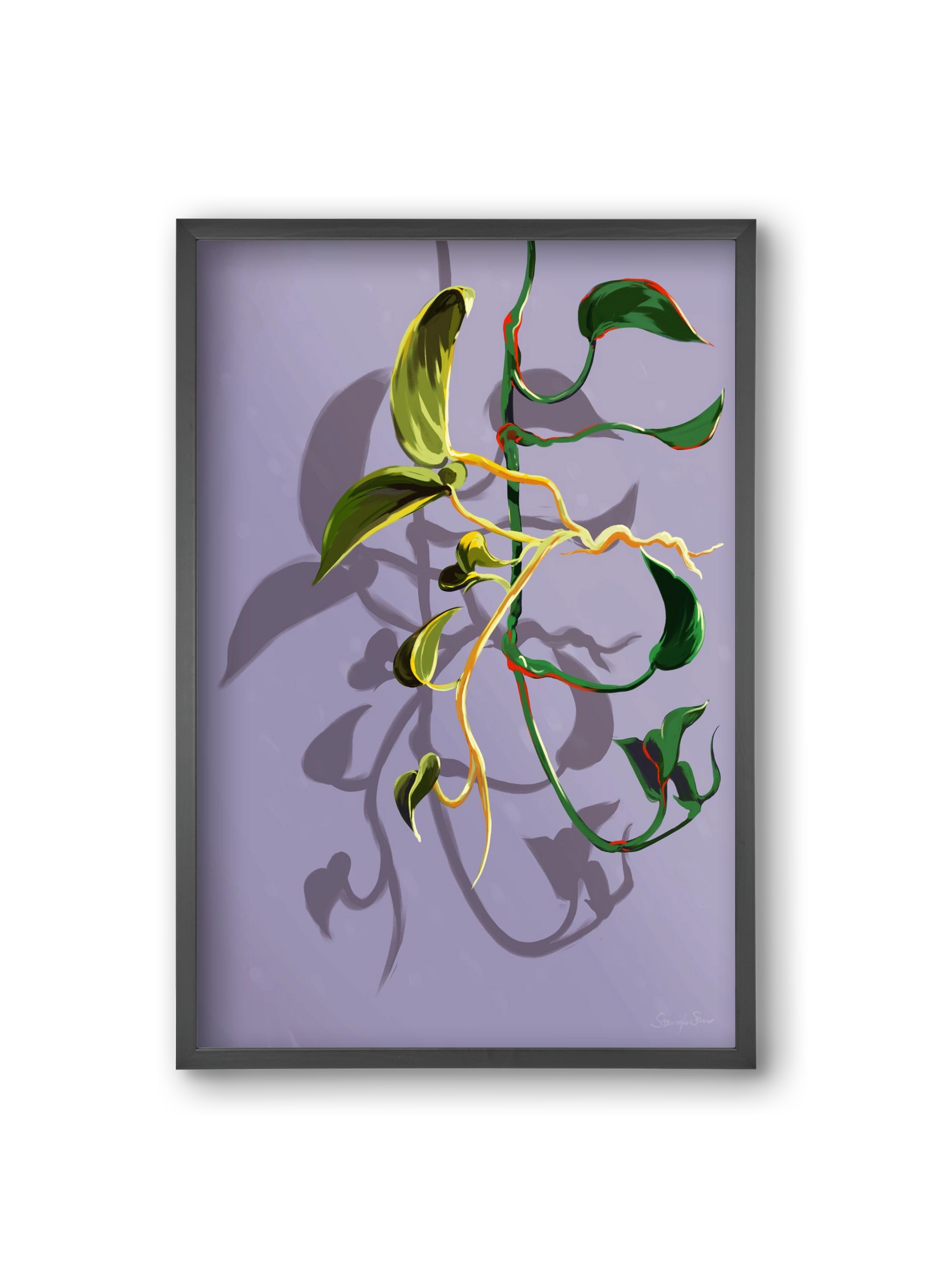 Útvonalak, 20x30 cm (20x30 cm), Fekete keret