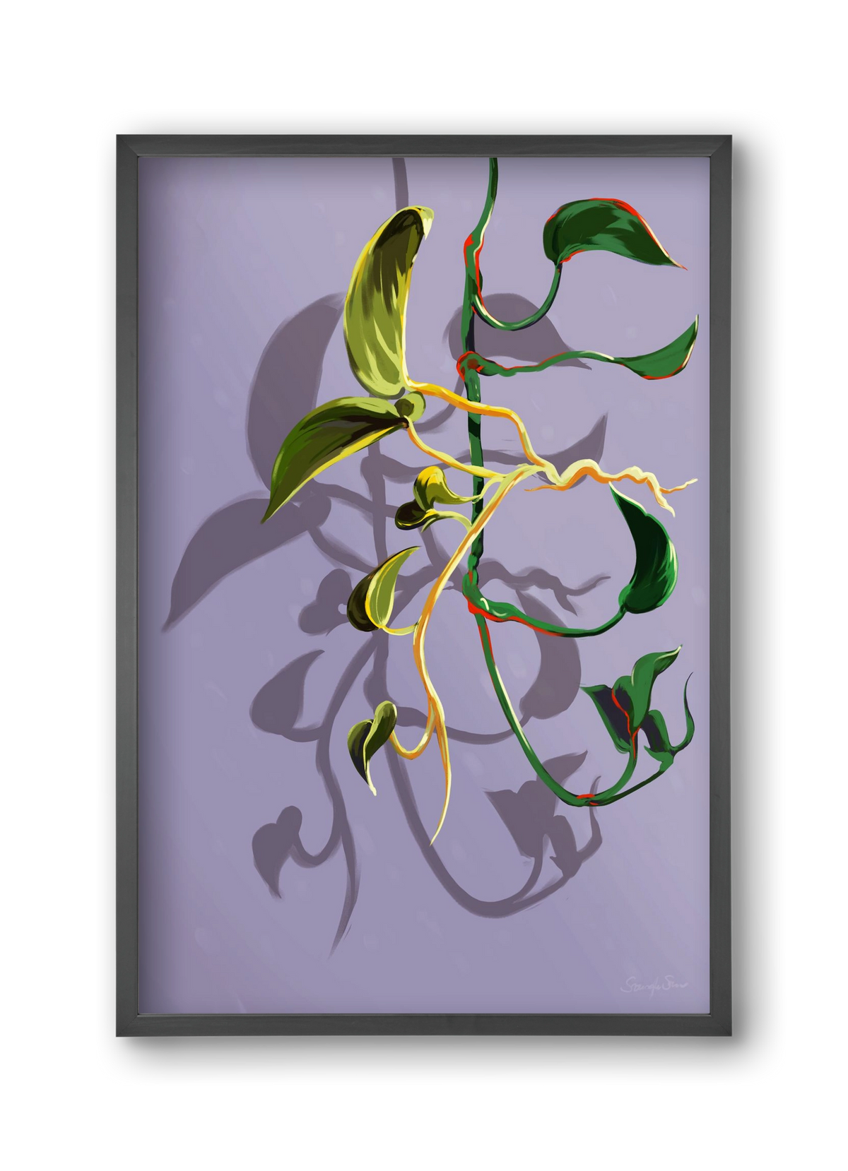 Útvonalak, 30x45 cm (30x45 cm), Fekete keret