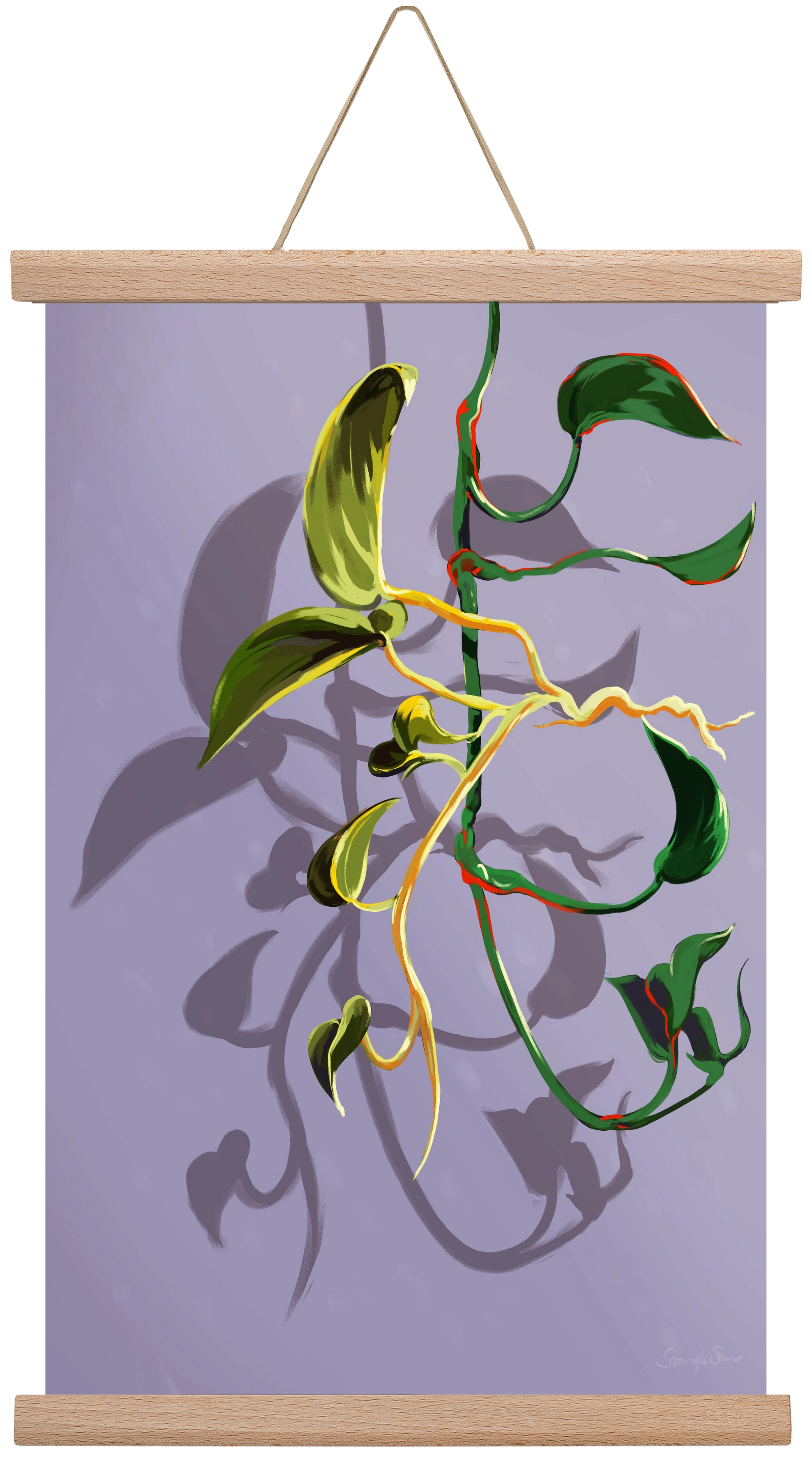 Útvonalak, 30x45 cm (30x45 cm), Tölgy akasztó