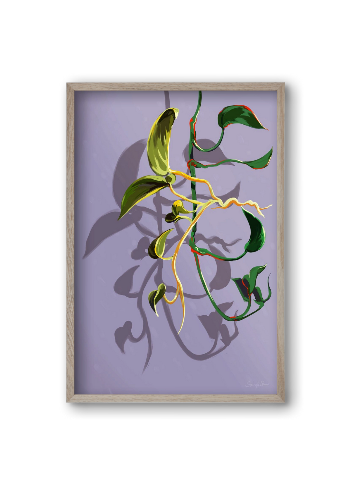 Útvonalak, 20x30 cm (20x30 cm), Tölgy keret