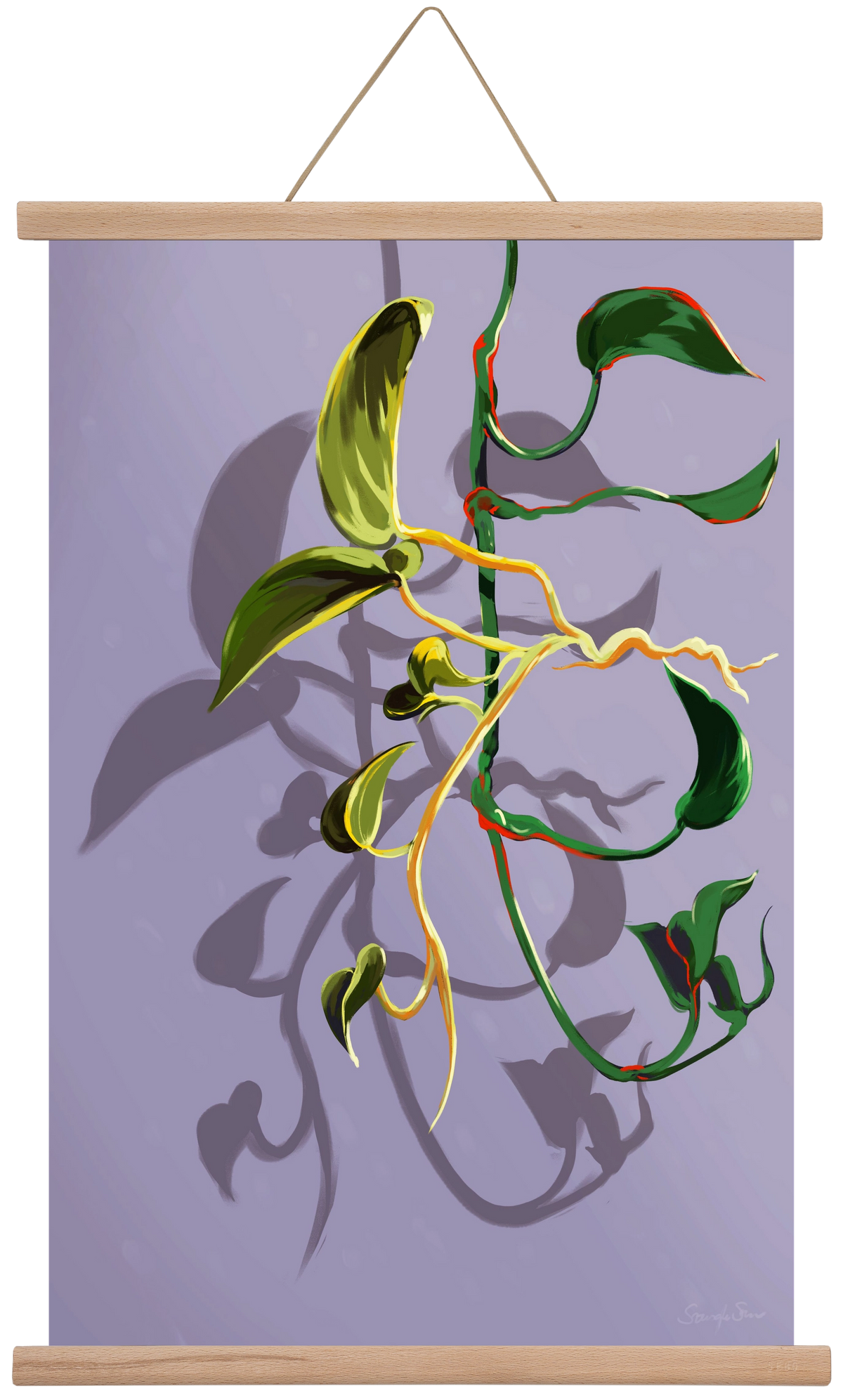 Útvonalak, 40x60 cm (40x60 cm), Tölgy akasztó