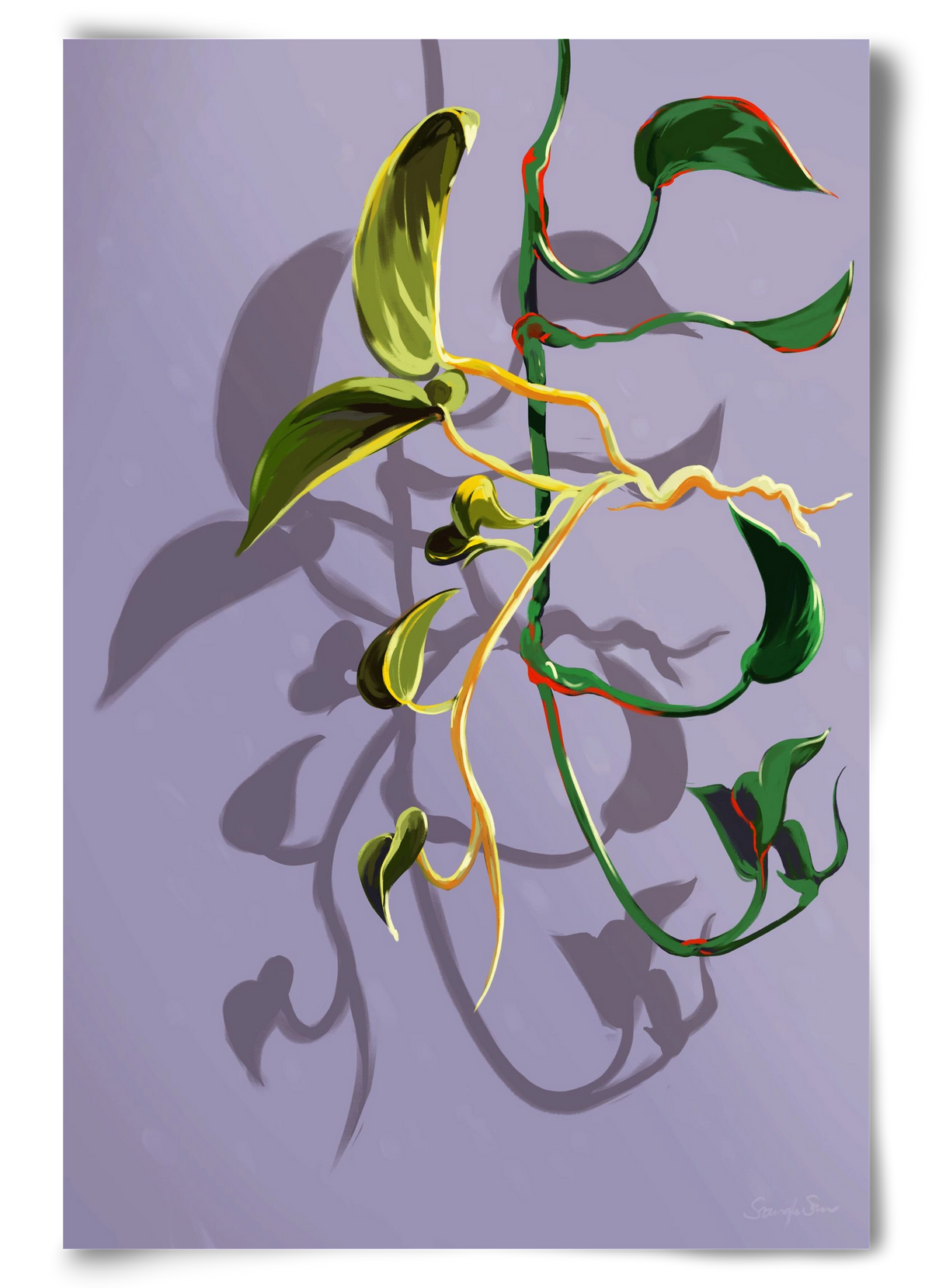 Útvonalak, 60x90 cm, Keret nélkül