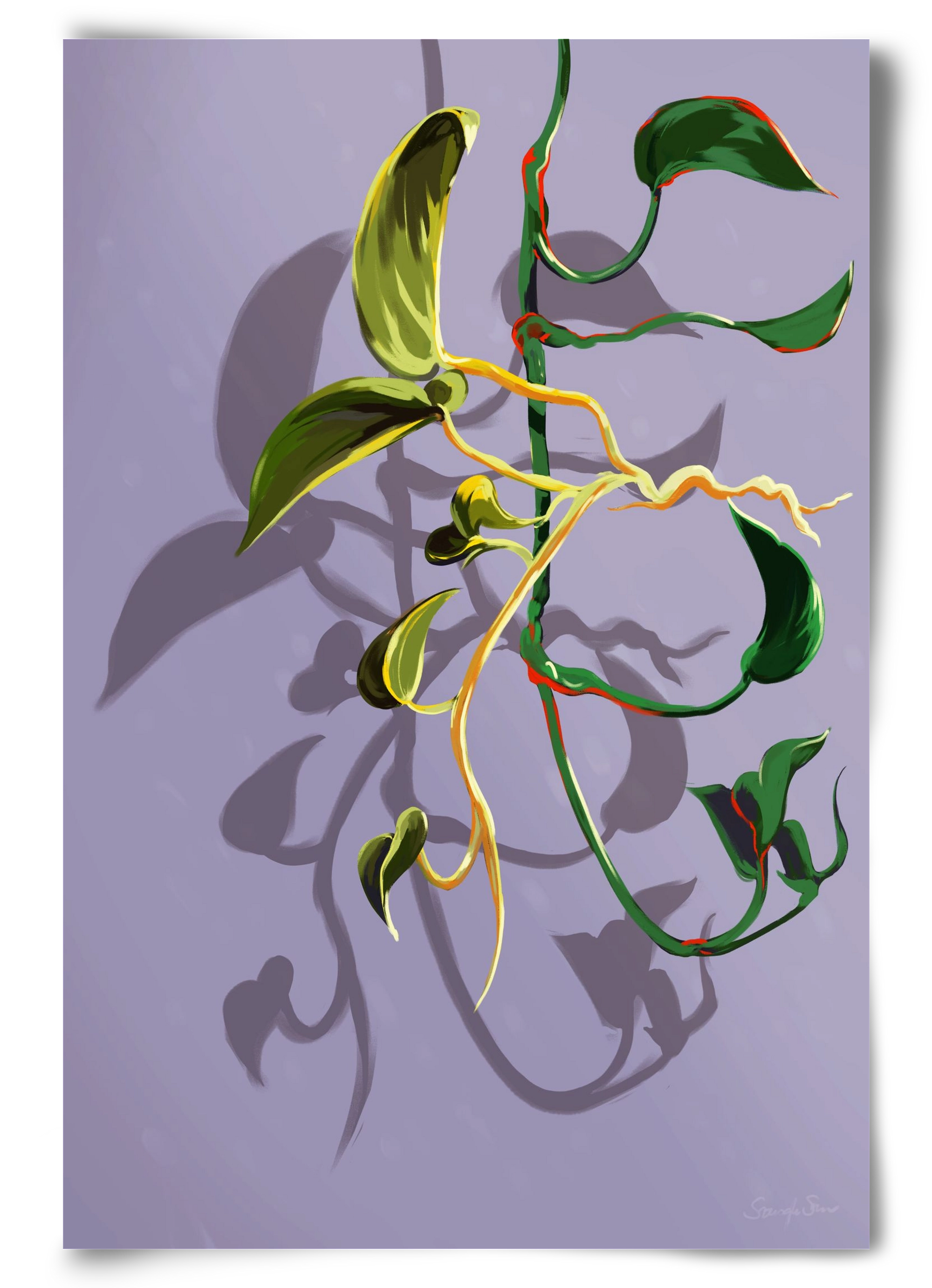 Útvonalak, 60x90 cm, Keret nélkül