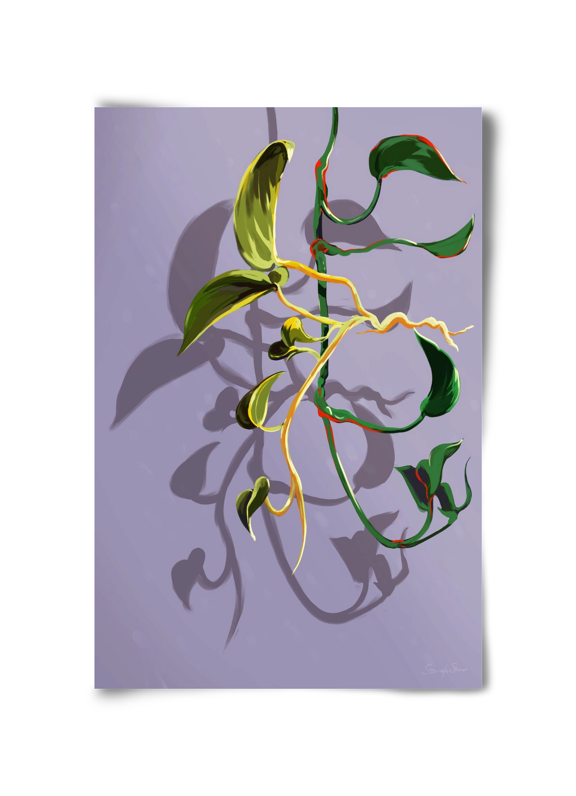 Útvonalak, 30x45 cm, Keret nélkül