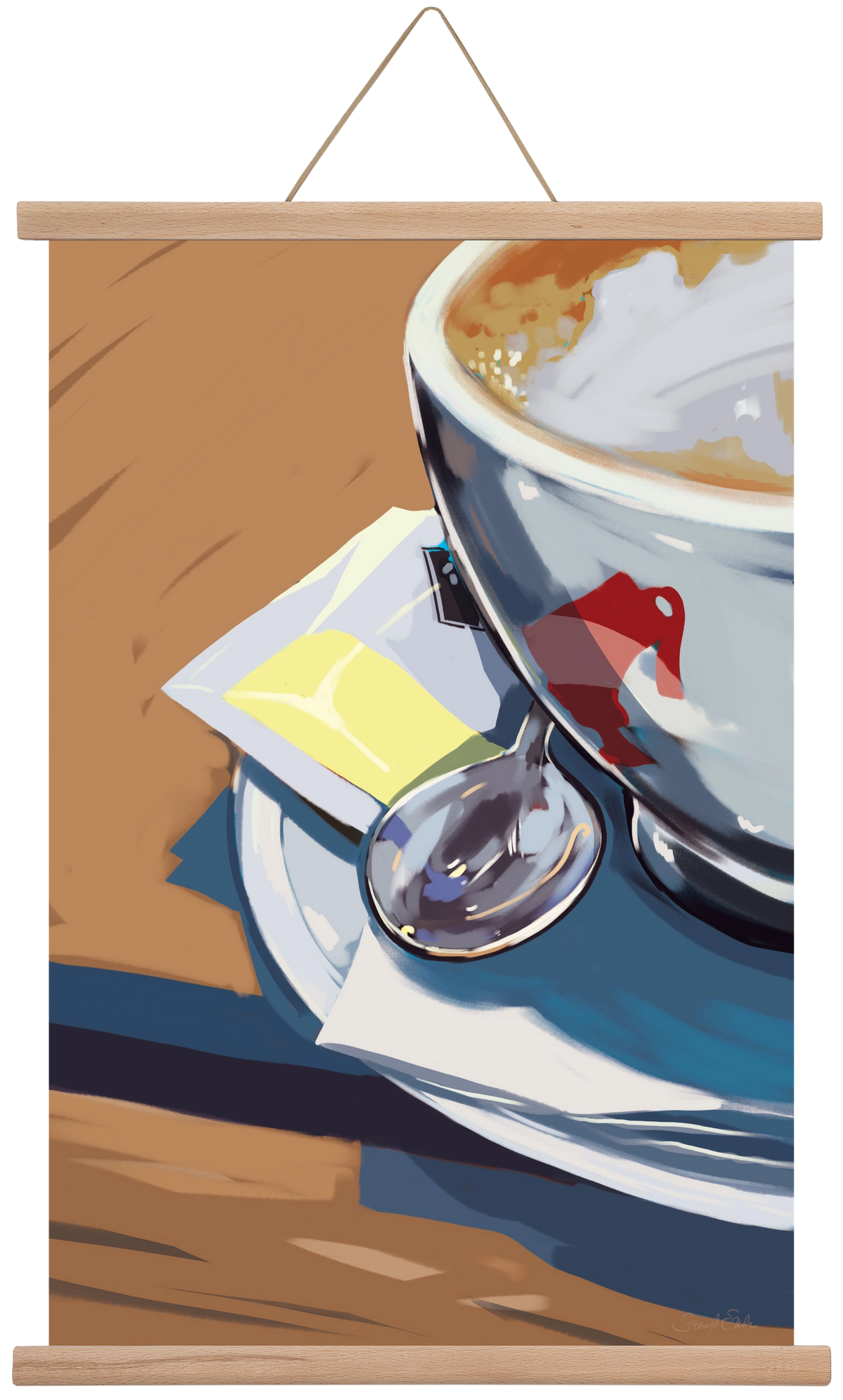 Julius, 40x60 cm (40x60 cm), Tölgy akasztó