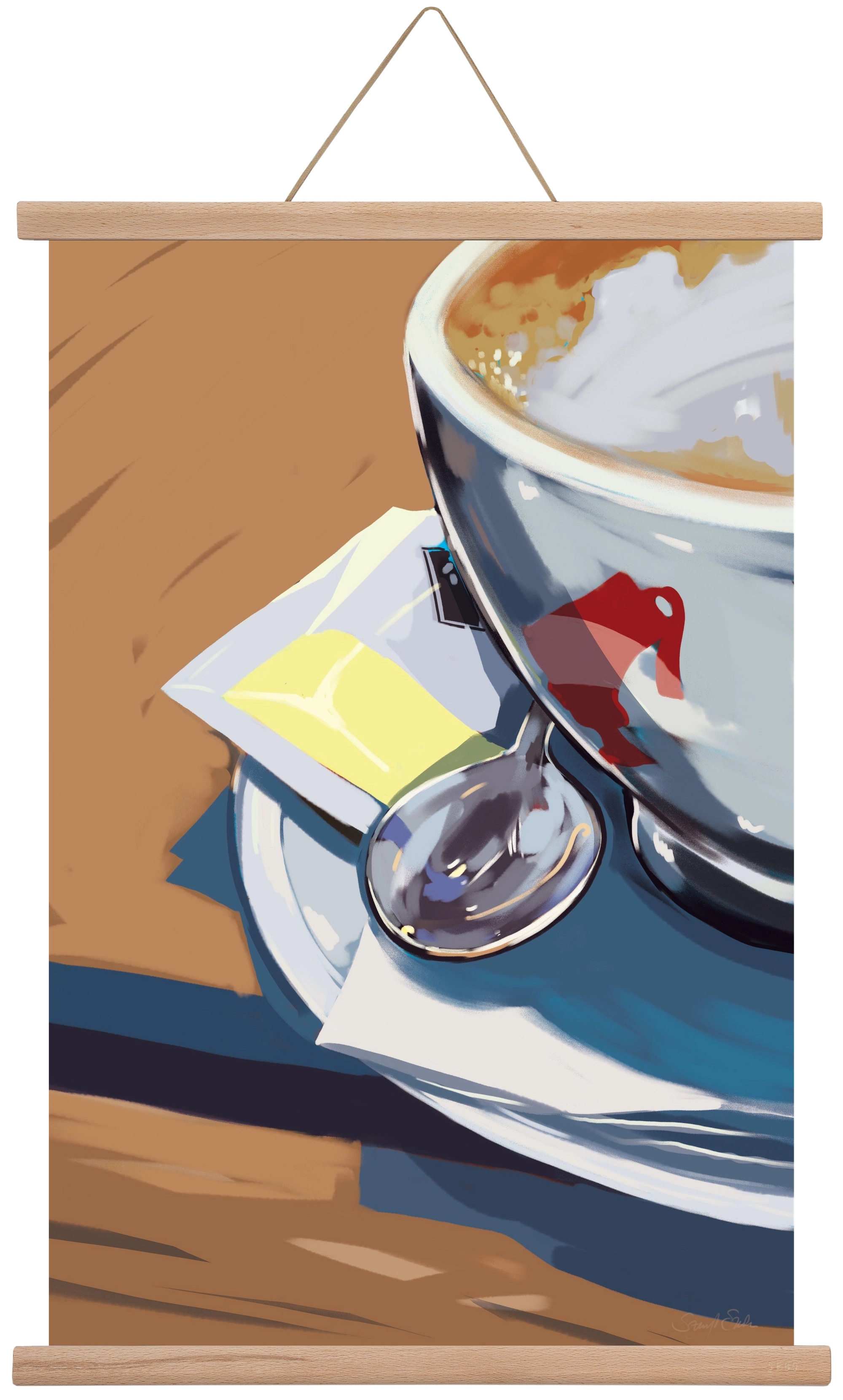 Julius, 40x60 cm (40x60 cm), Tölgy akasztó