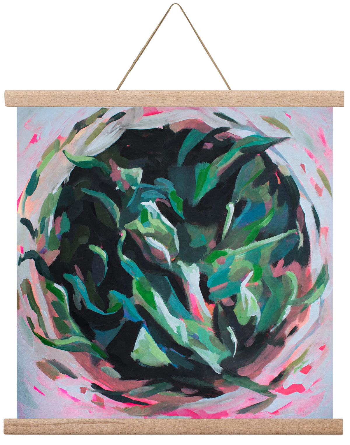 Gyokuro, 40x40 cm (40x40 cm), Tölgy akasztó