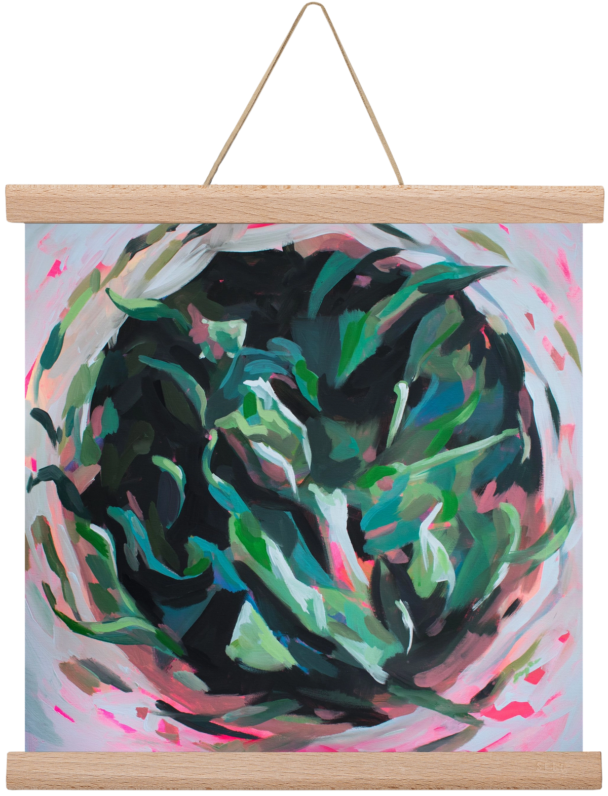 Gyokuro, 30x30 cm (30x30 cm), Tölgy akasztó