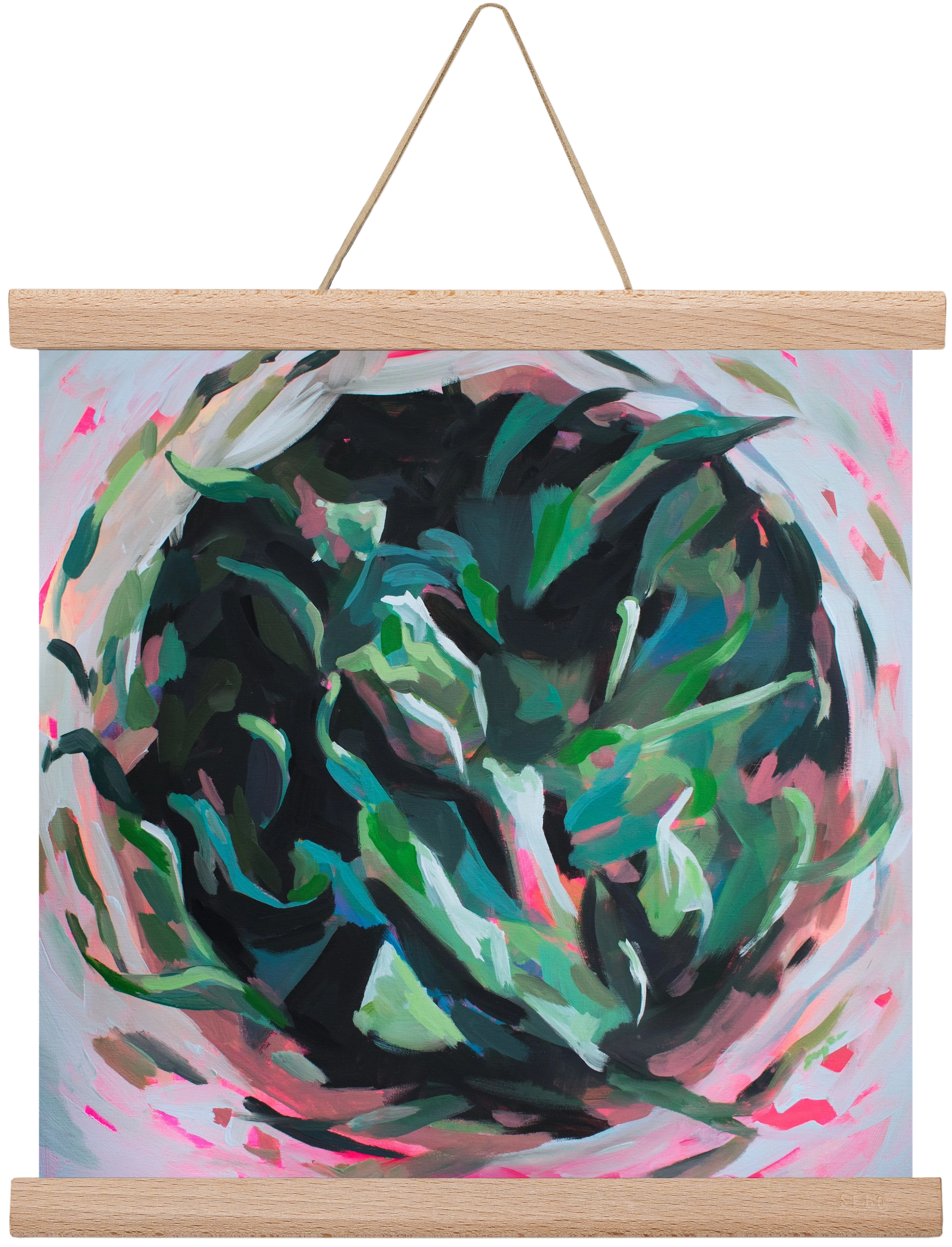 Gyokuro, 30x30 cm (30x30 cm), Tölgy akasztó