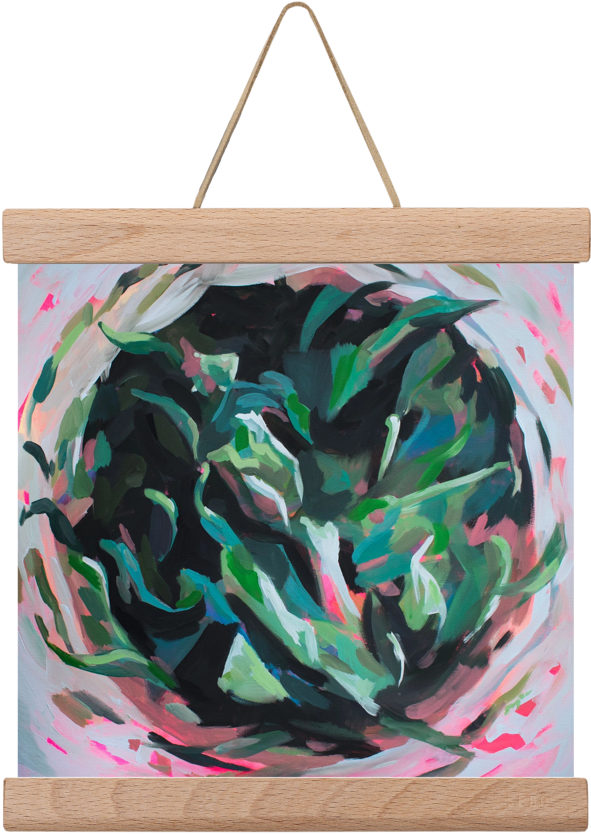 Gyokuro, 20x20 cm (20x20 cm), Tölgy akasztó