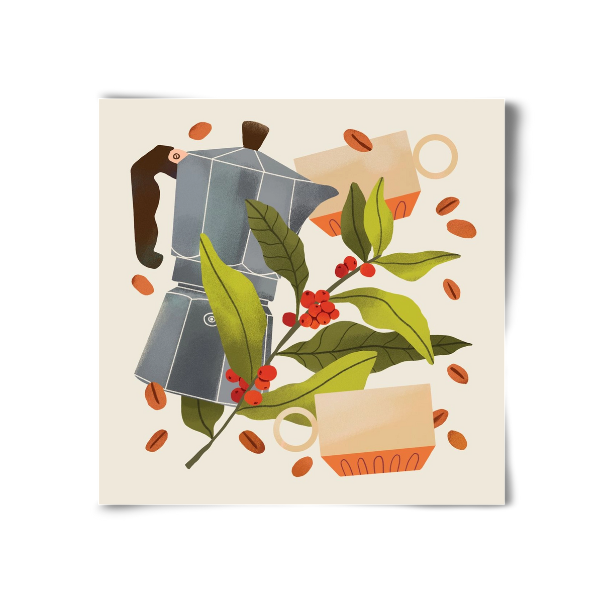 Coffee, 30x30 cm, Keret nélkül