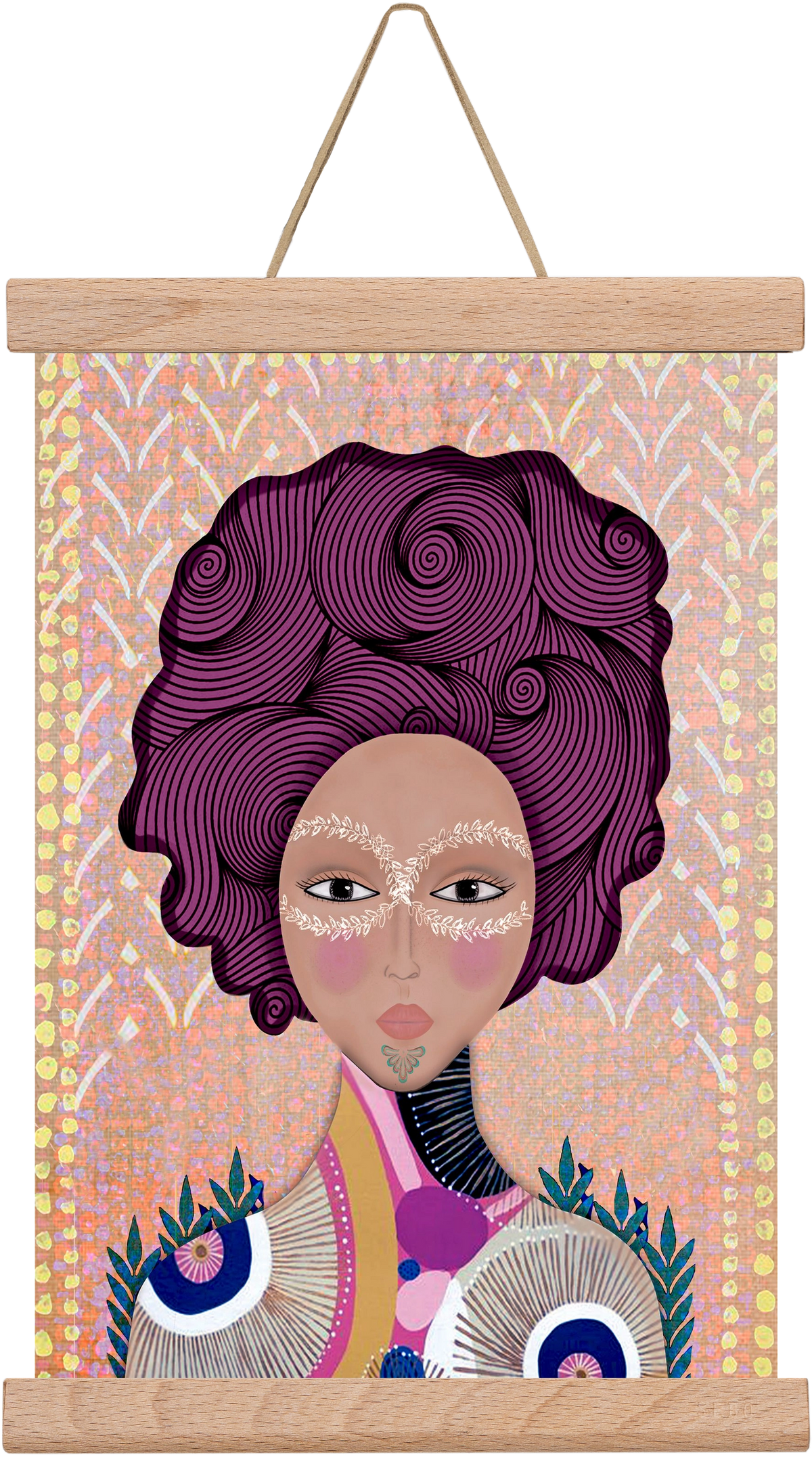 SOUL GUARDIAN, 20x30 cm (20x30 cm), Tölgy akasztó