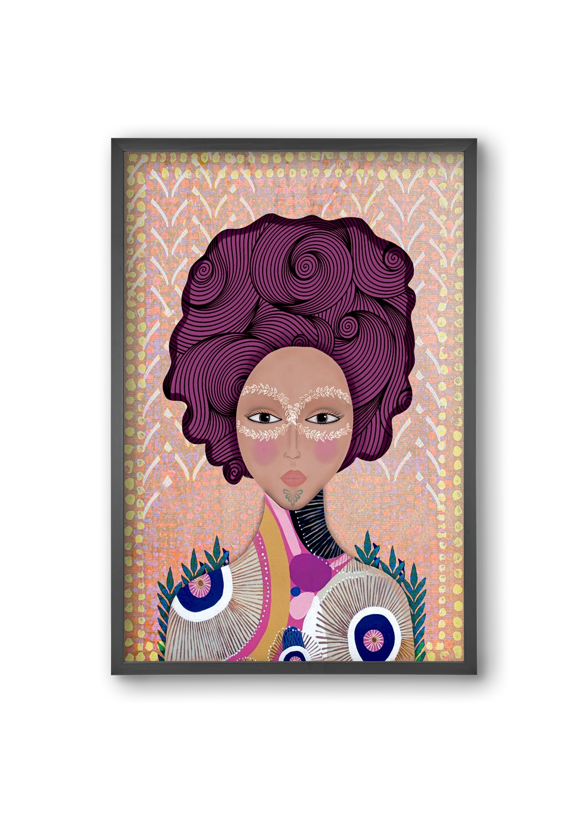 SOUL GUARDIAN, 20x30 cm (20x30 cm), Fekete keret