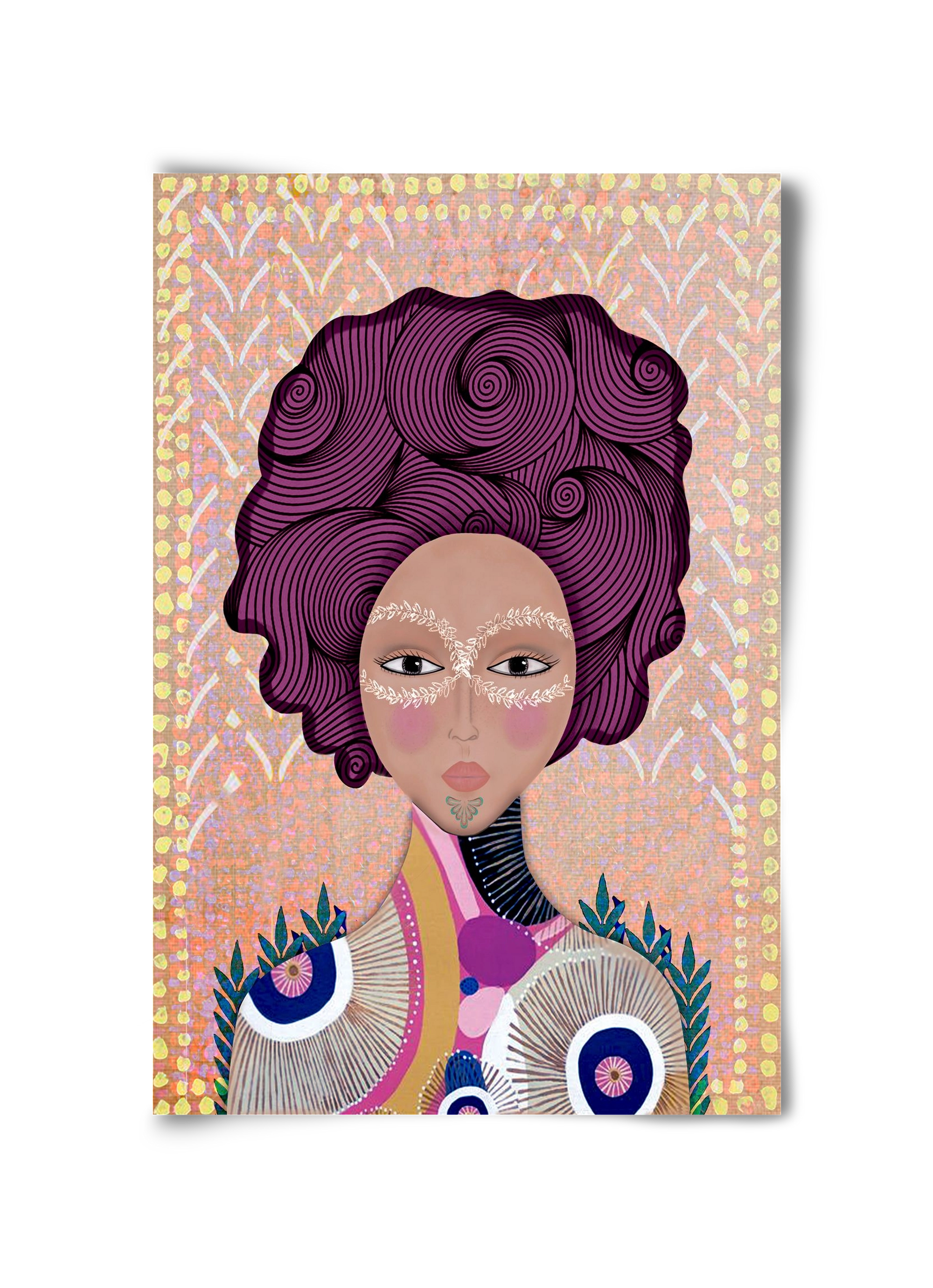 SOUL GUARDIAN, 30x45 cm, Keret nélkül