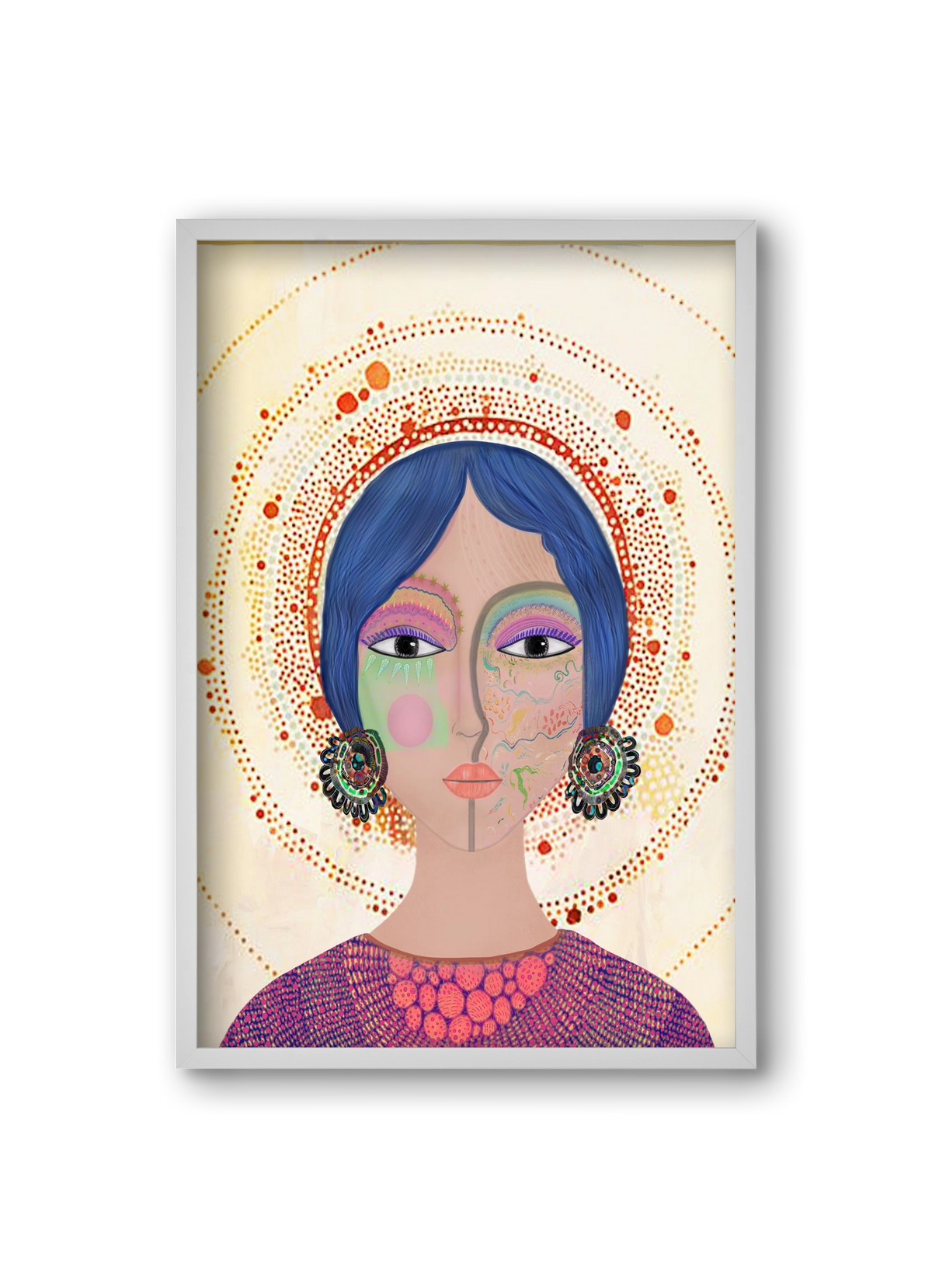 Ethereal Dreams, 20x30 cm (20x30 cm), Fehér keret