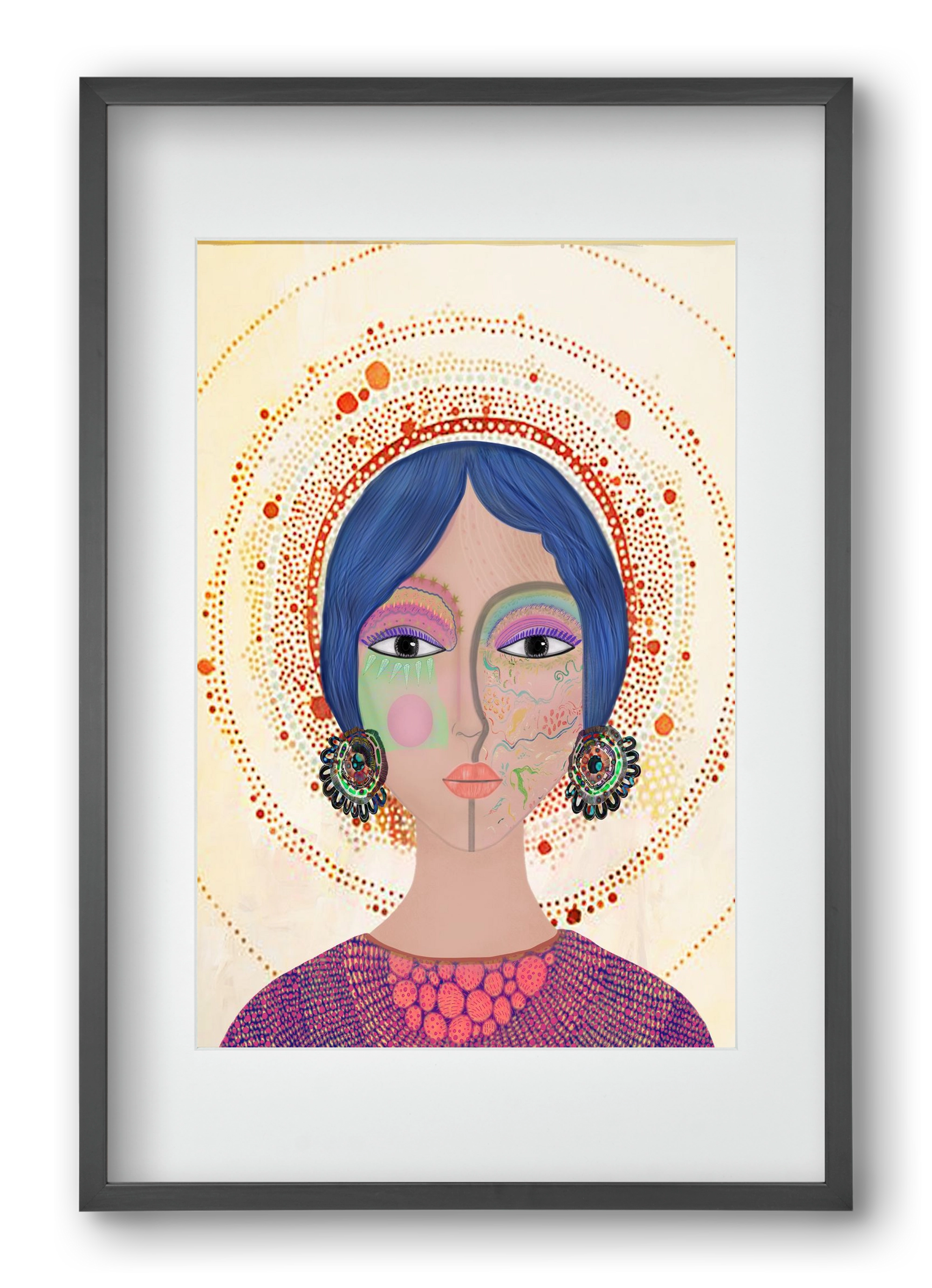 Ethereal Dreams, 40x60 cm (30x45 cm), Fekete keret, paszpartuval