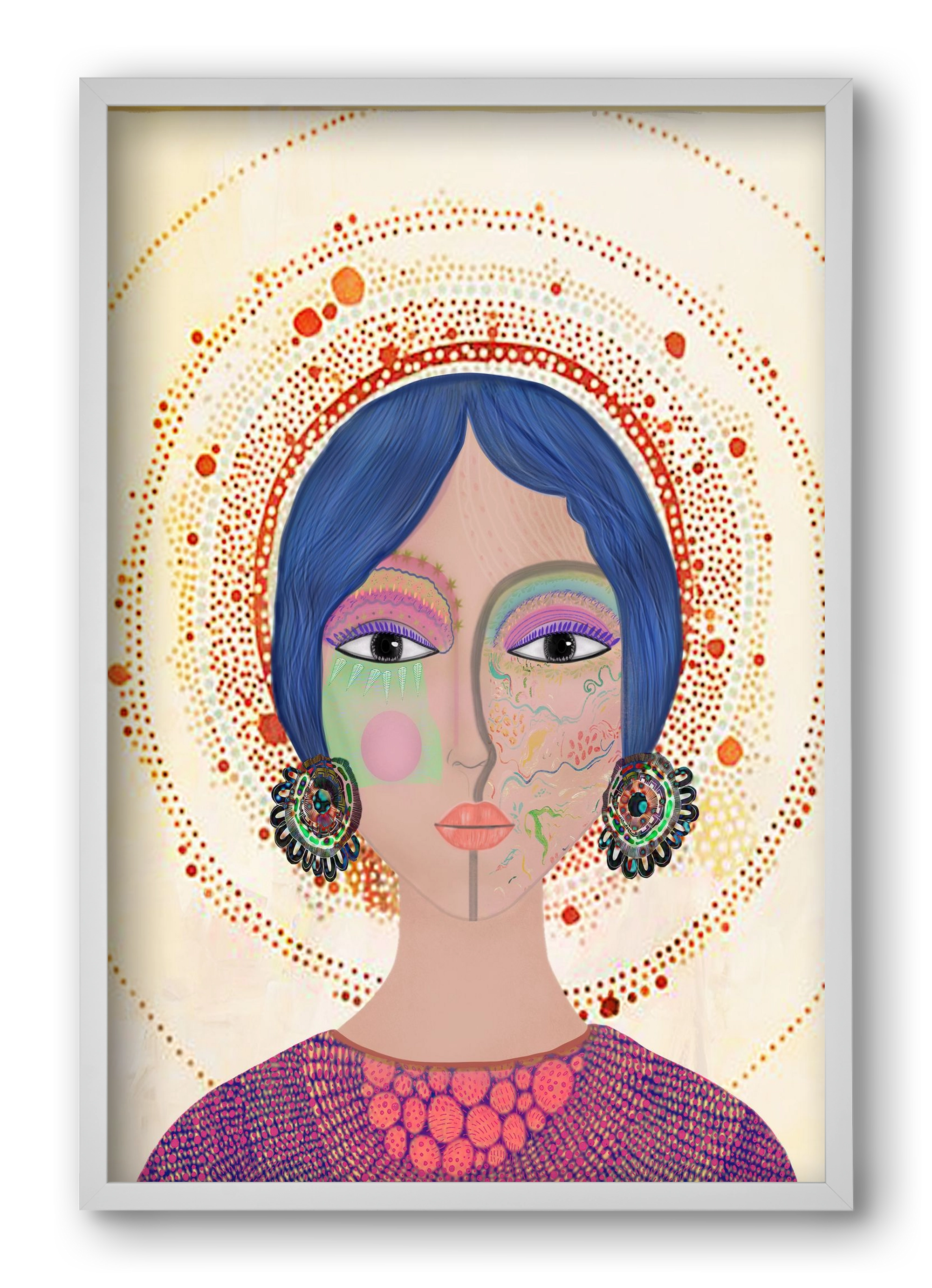 Ethereal Dreams, 40x60 cm (40x60 cm), Fehér keret