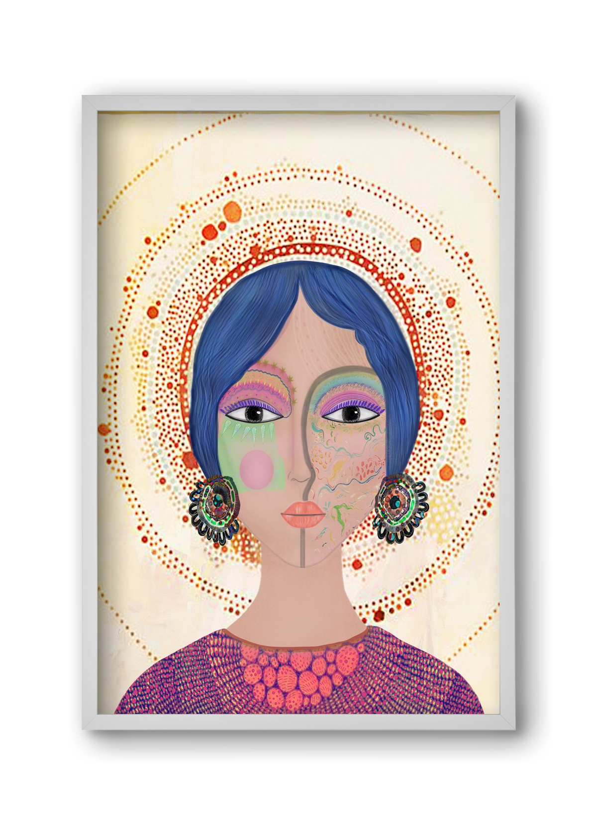 Ethereal Dreams, 30x45 cm (30x45 cm), Fehér keret