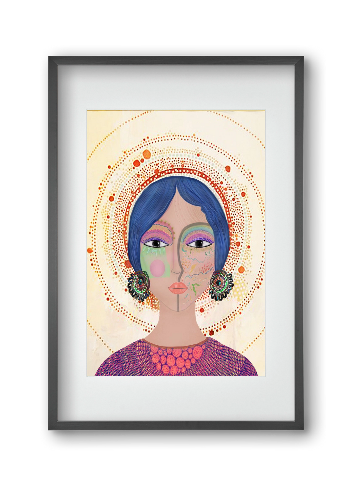 Ethereal Dreams, 30x45 cm (20x30 cm), Fekete keret, paszpartuval