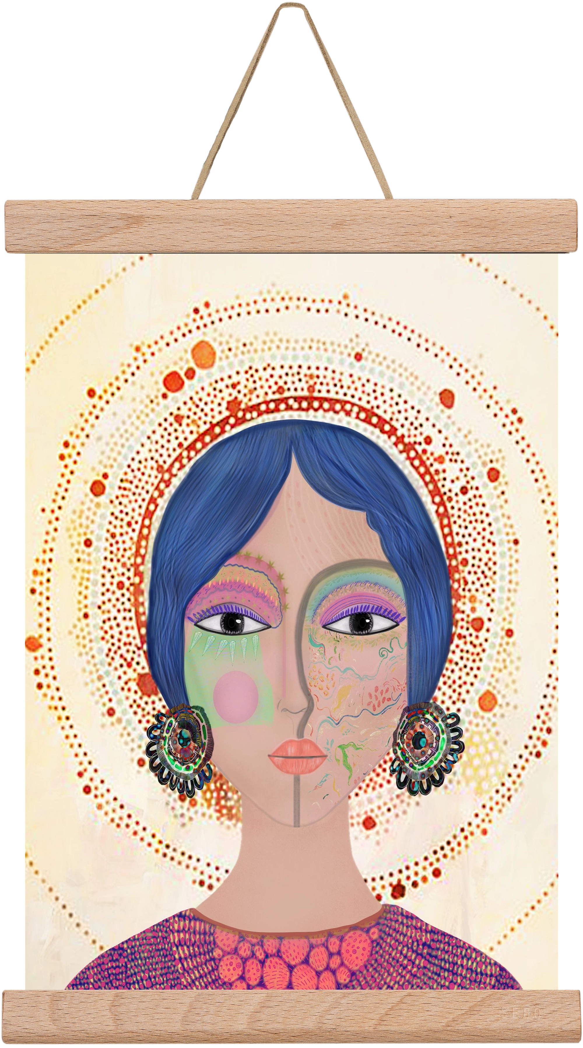 Ethereal Dreams, 20x30 cm (20x30 cm), Tölgy akasztó