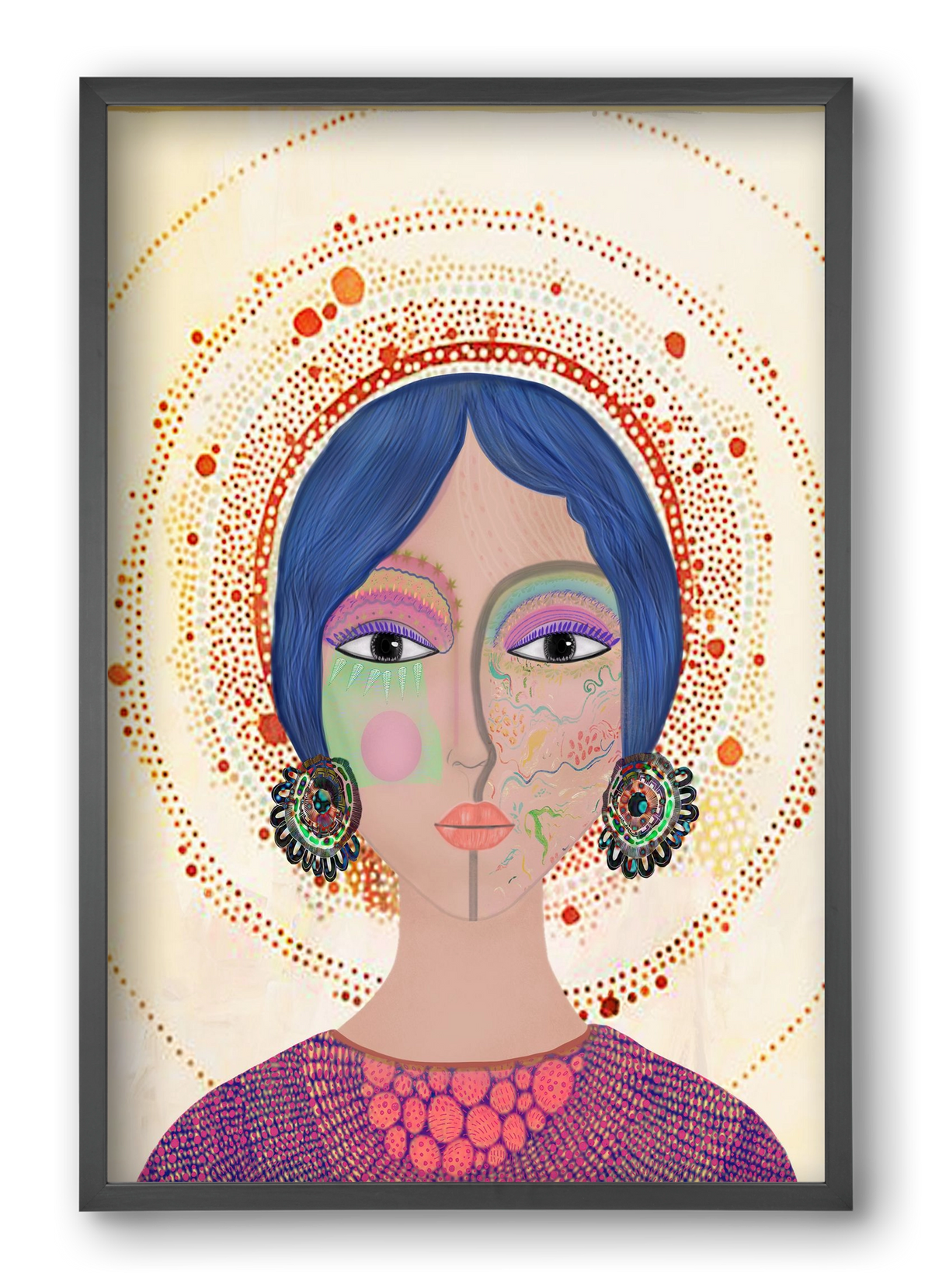 Ethereal Dreams, 40x60 cm (40x60 cm), Fekete keret