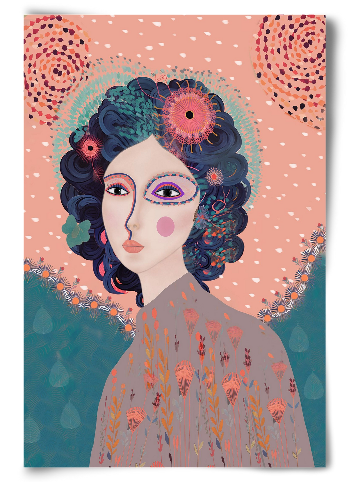 ELARA'S EXPLORATION, 60x90 cm, Keret nélkül