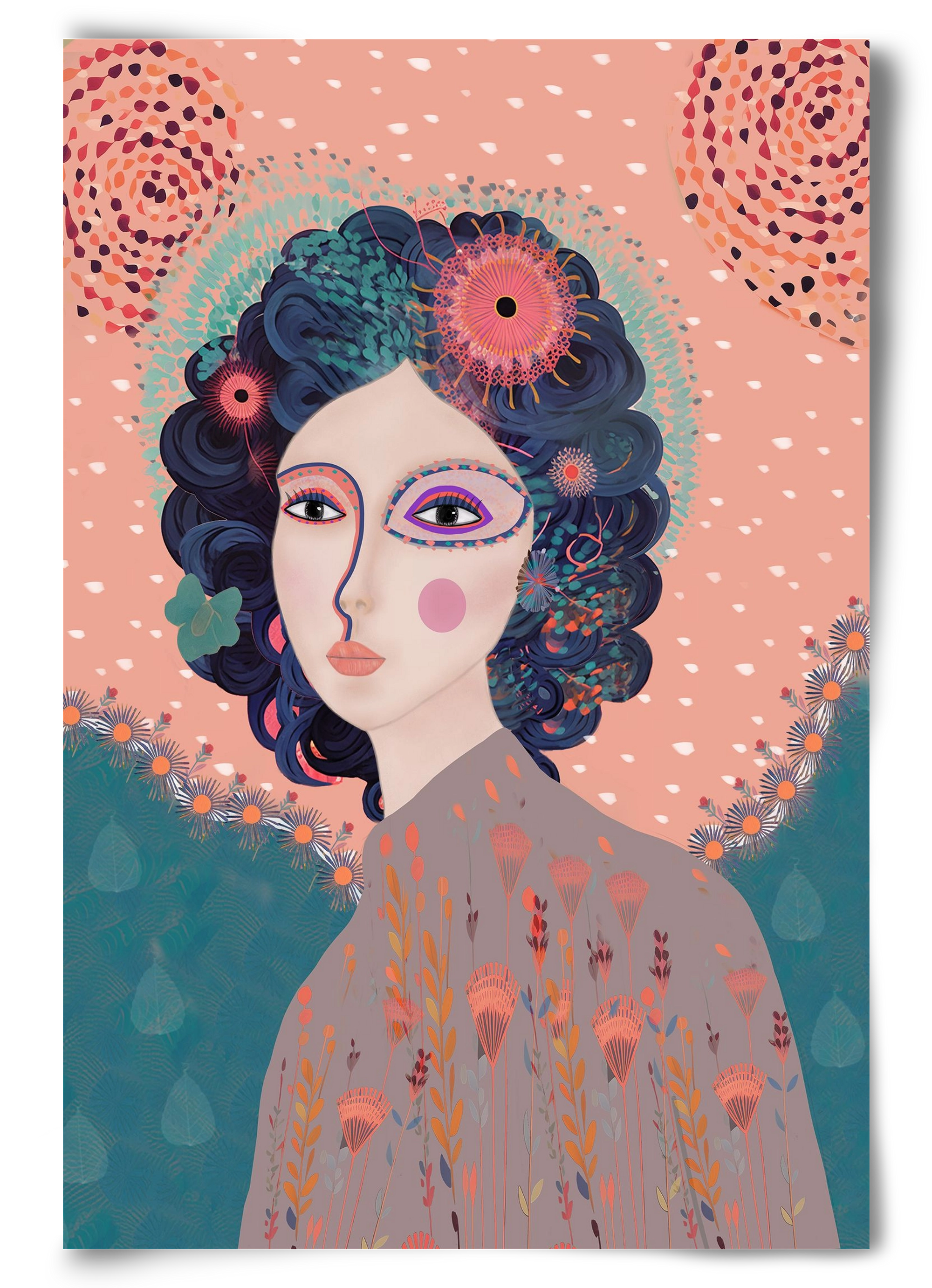 ELARA'S EXPLORATION, 60x90 cm, Keret nélkül