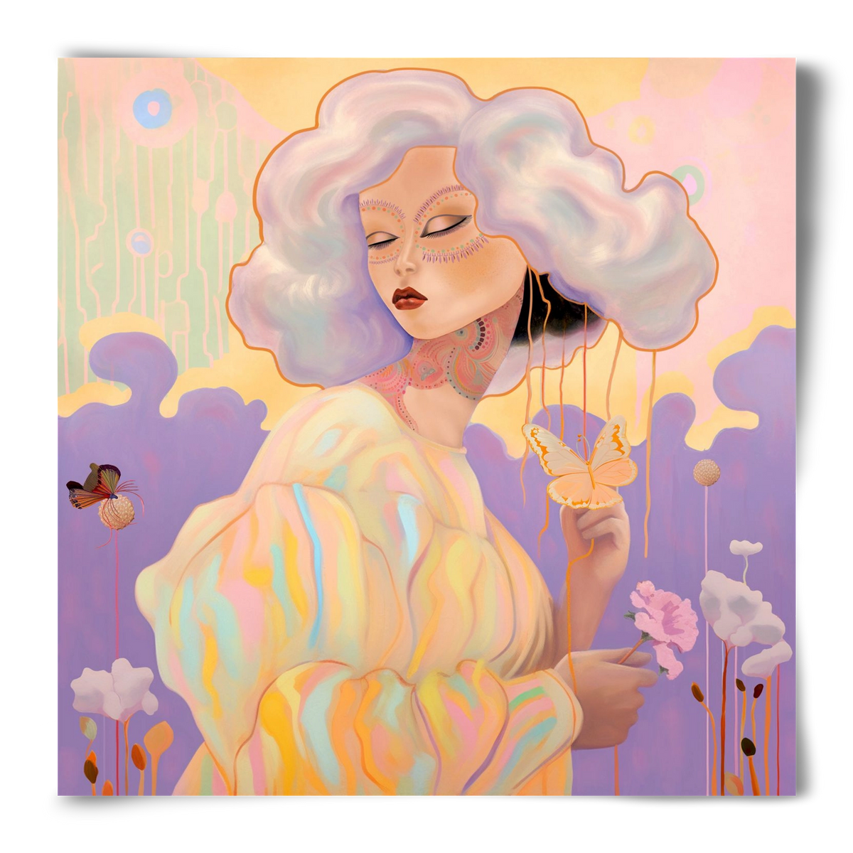 WHISPER OF ENCHANTMENT, 50x50 cm, Keret nélkül