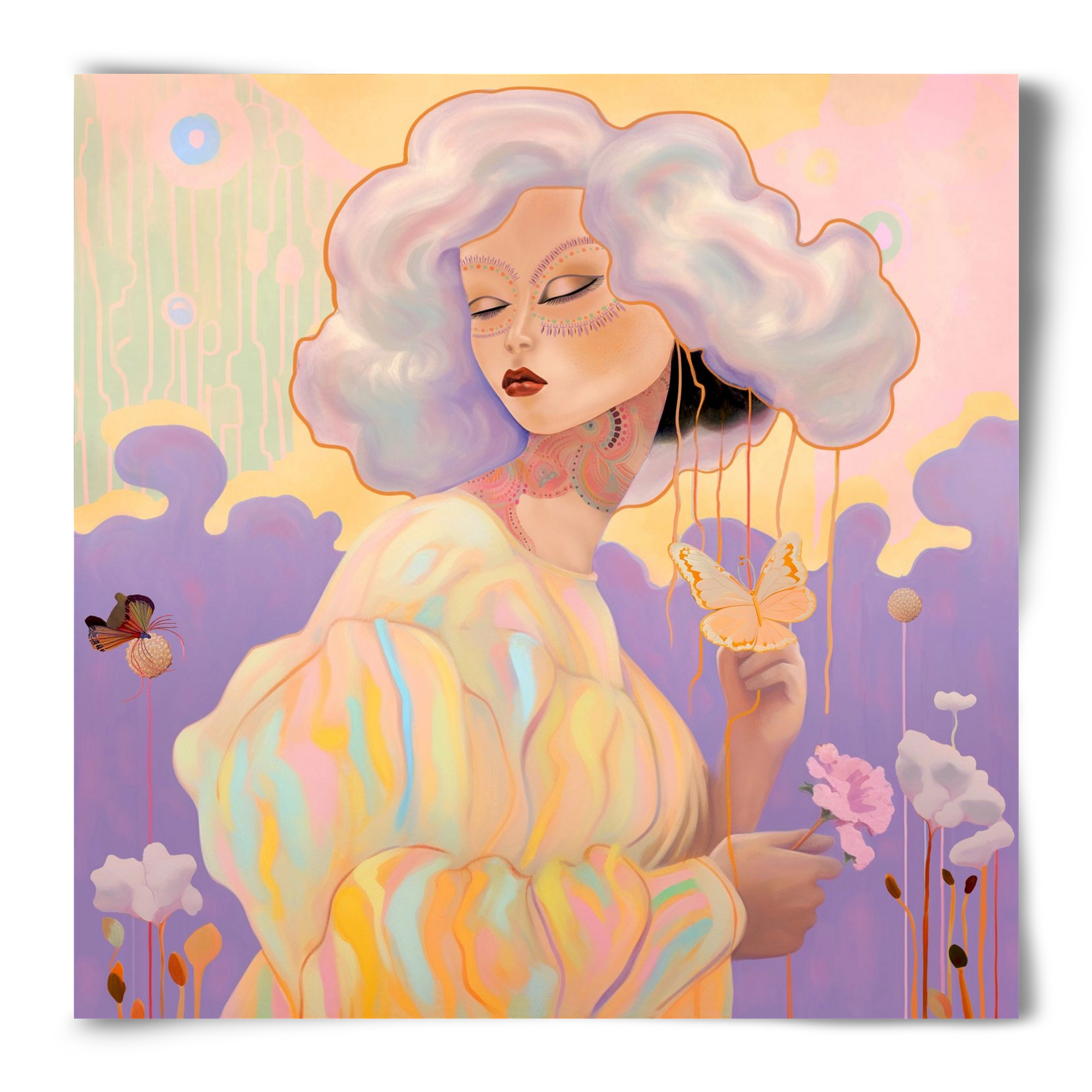 WHISPER OF ENCHANTMENT, 50x50 cm, Keret nélkül