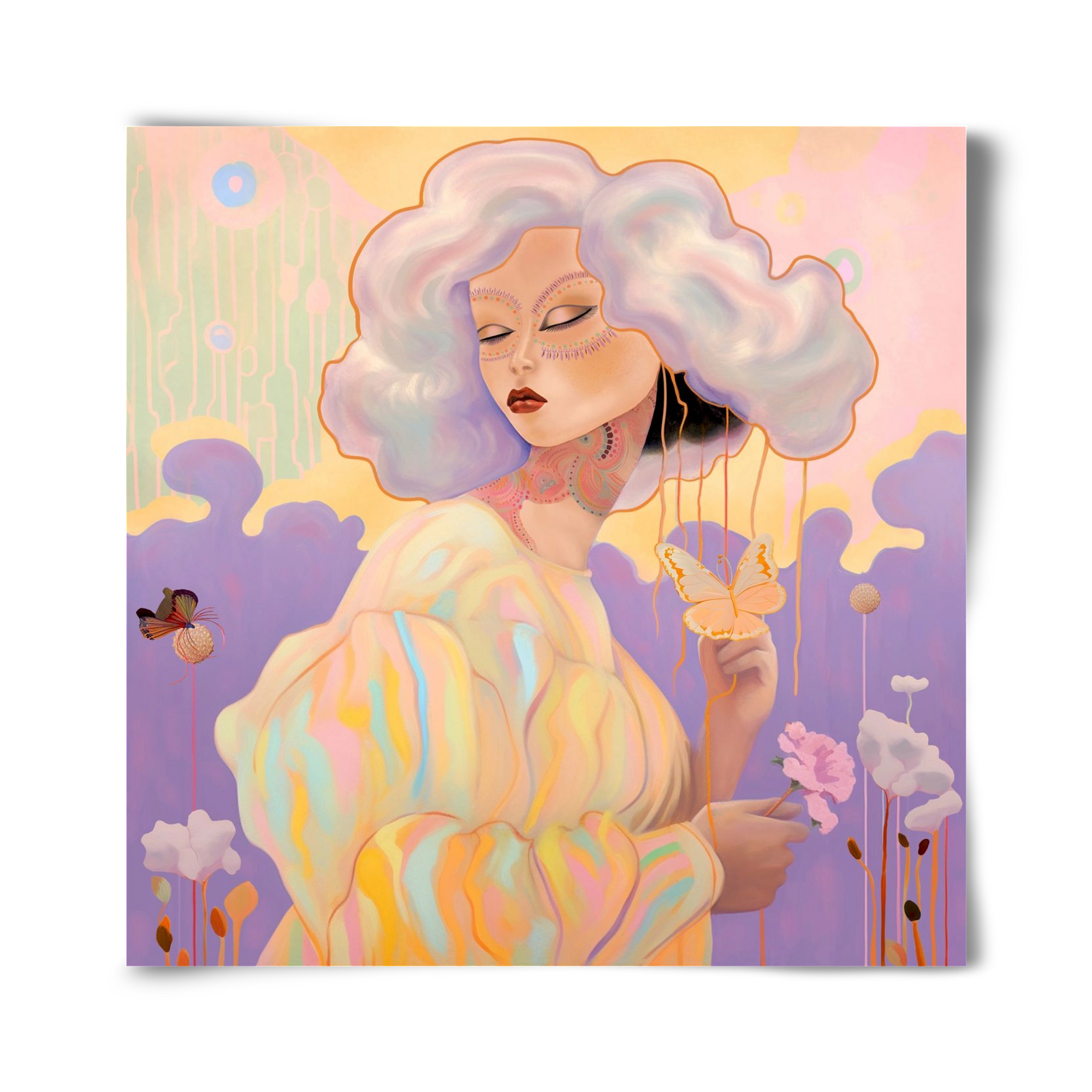 WHISPER OF ENCHANTMENT, 40x40 cm, Keret nélkül