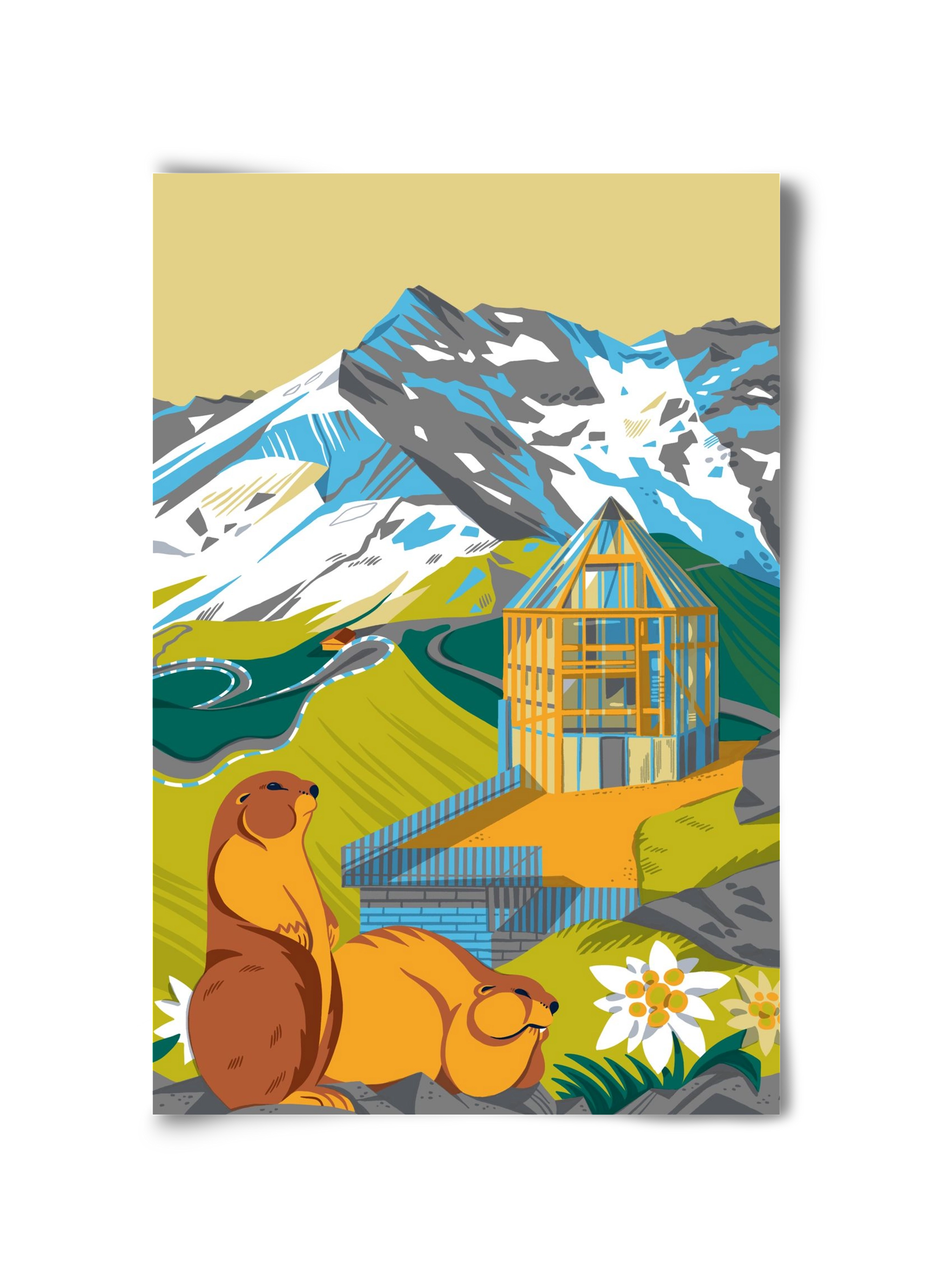 Großglockner, 30x45 cm, Keret nélkül