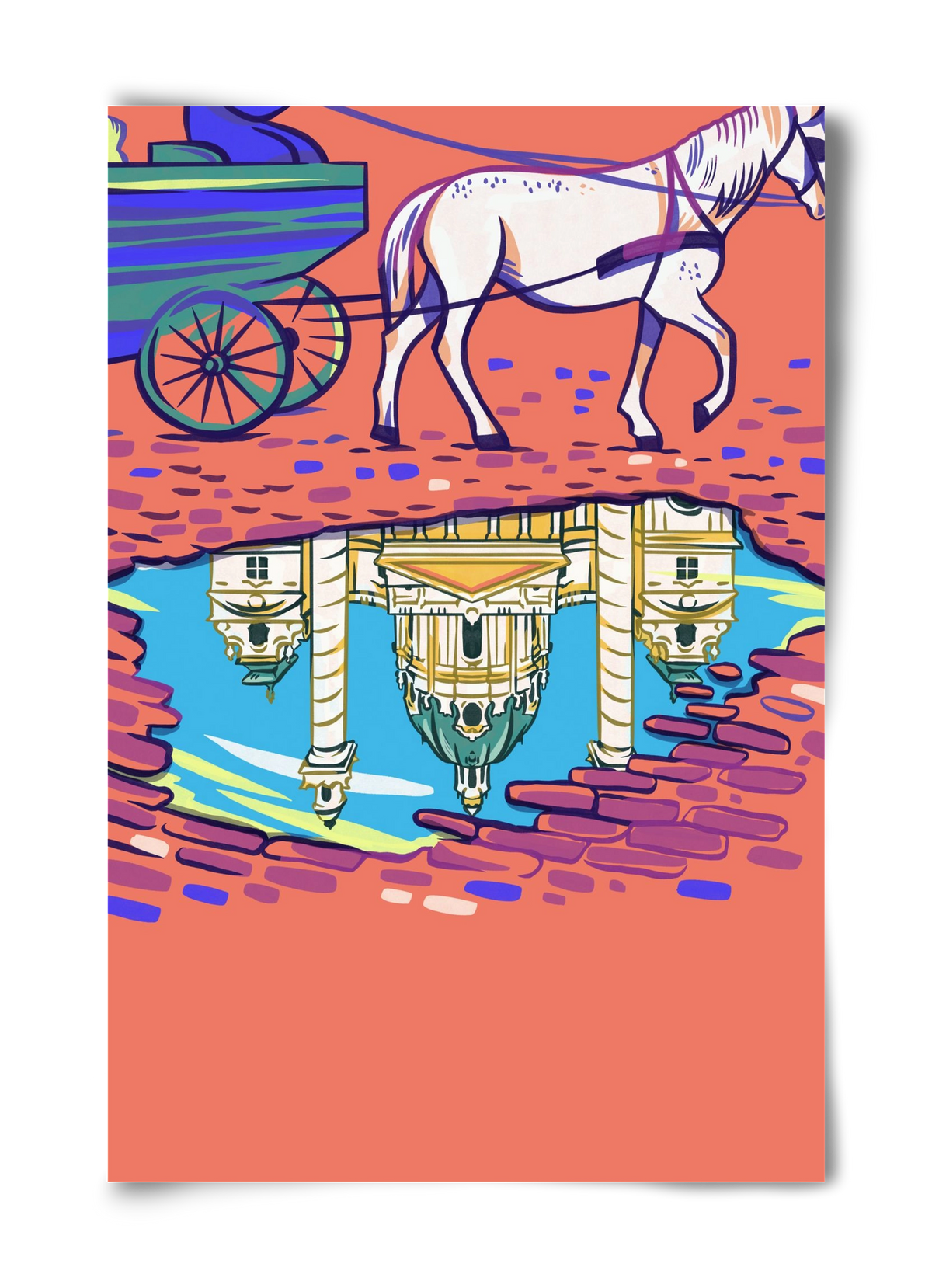 Karlskirsche - Wien, 40x60 cm, Keret nélkül